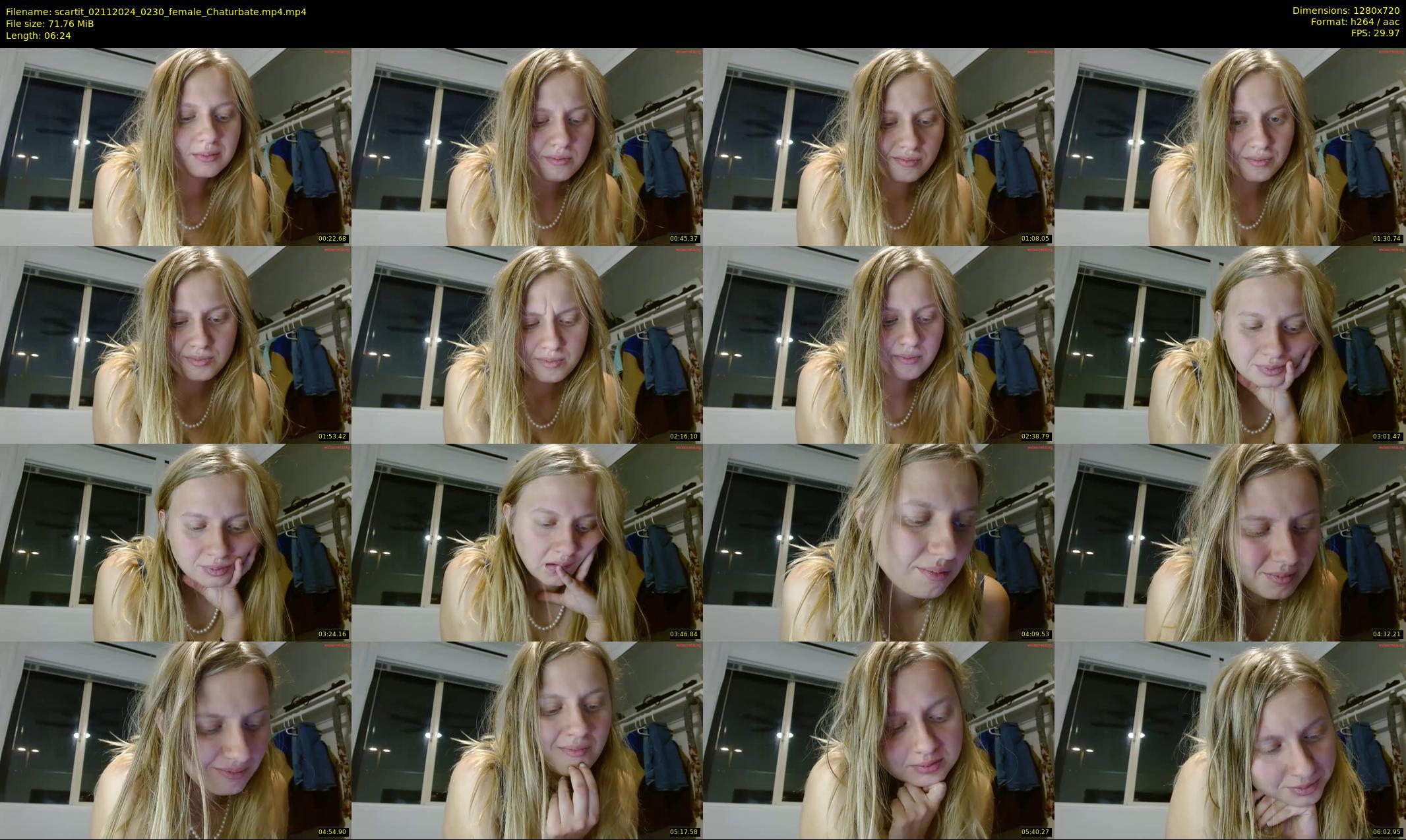 scartit — 7 minute Chaturbate female cam show recording, 720p, Nov 2, 2024