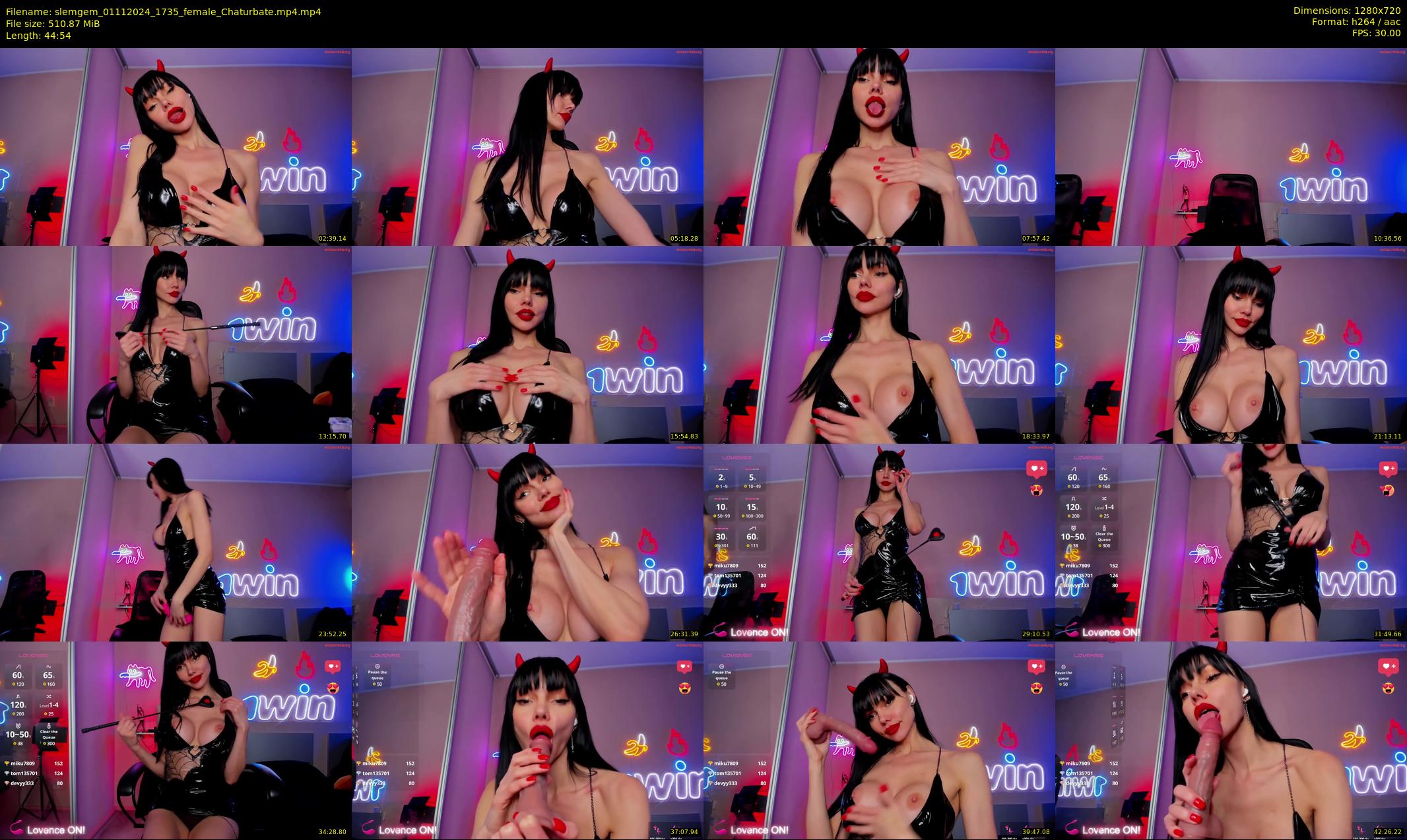 slemgem — 45 minute Chaturbate couple cam show recording, 720p, Nov 1, 2024