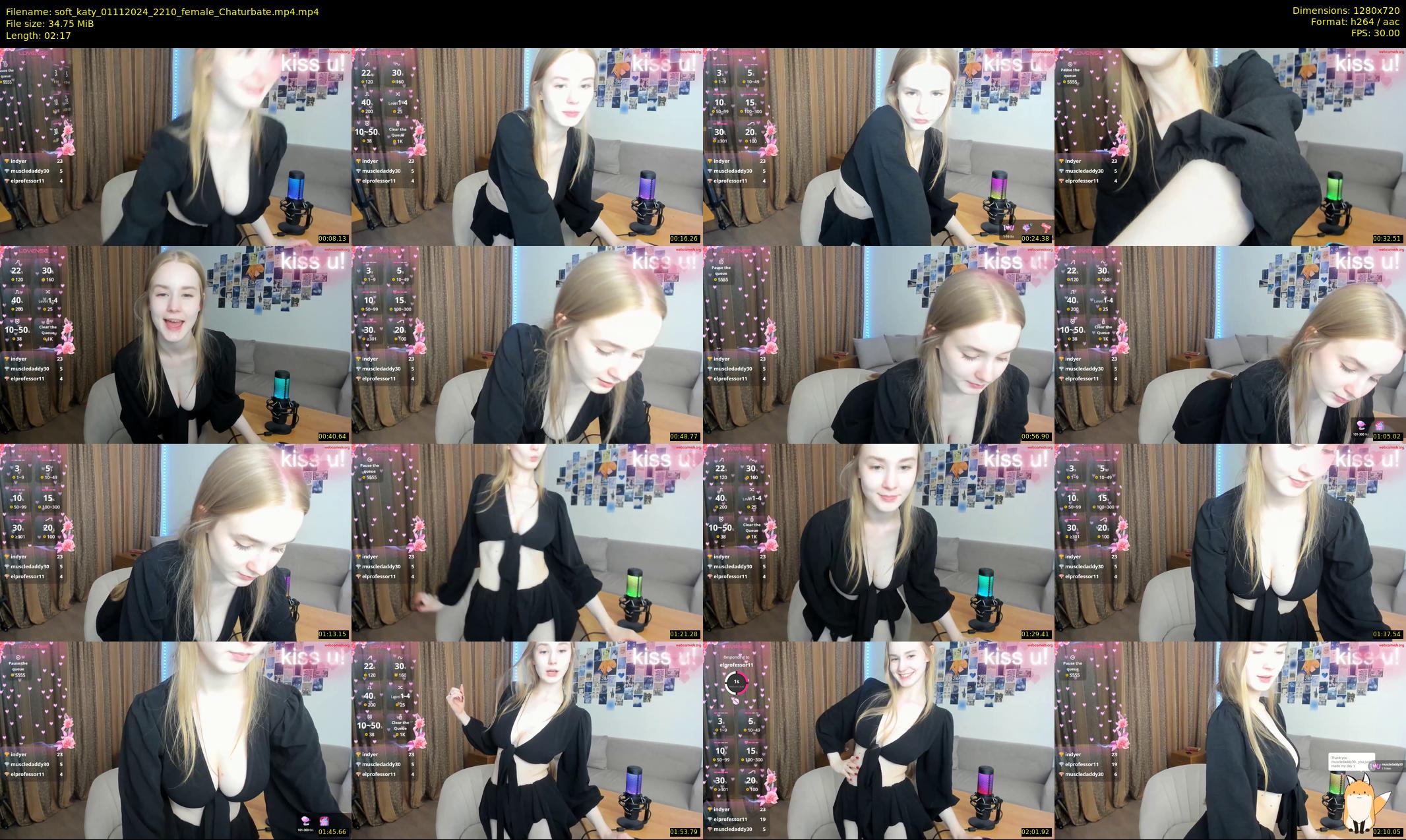 soft_katy — 3 minute Chaturbate female cam show recording, 720p, Nov 1, 2024