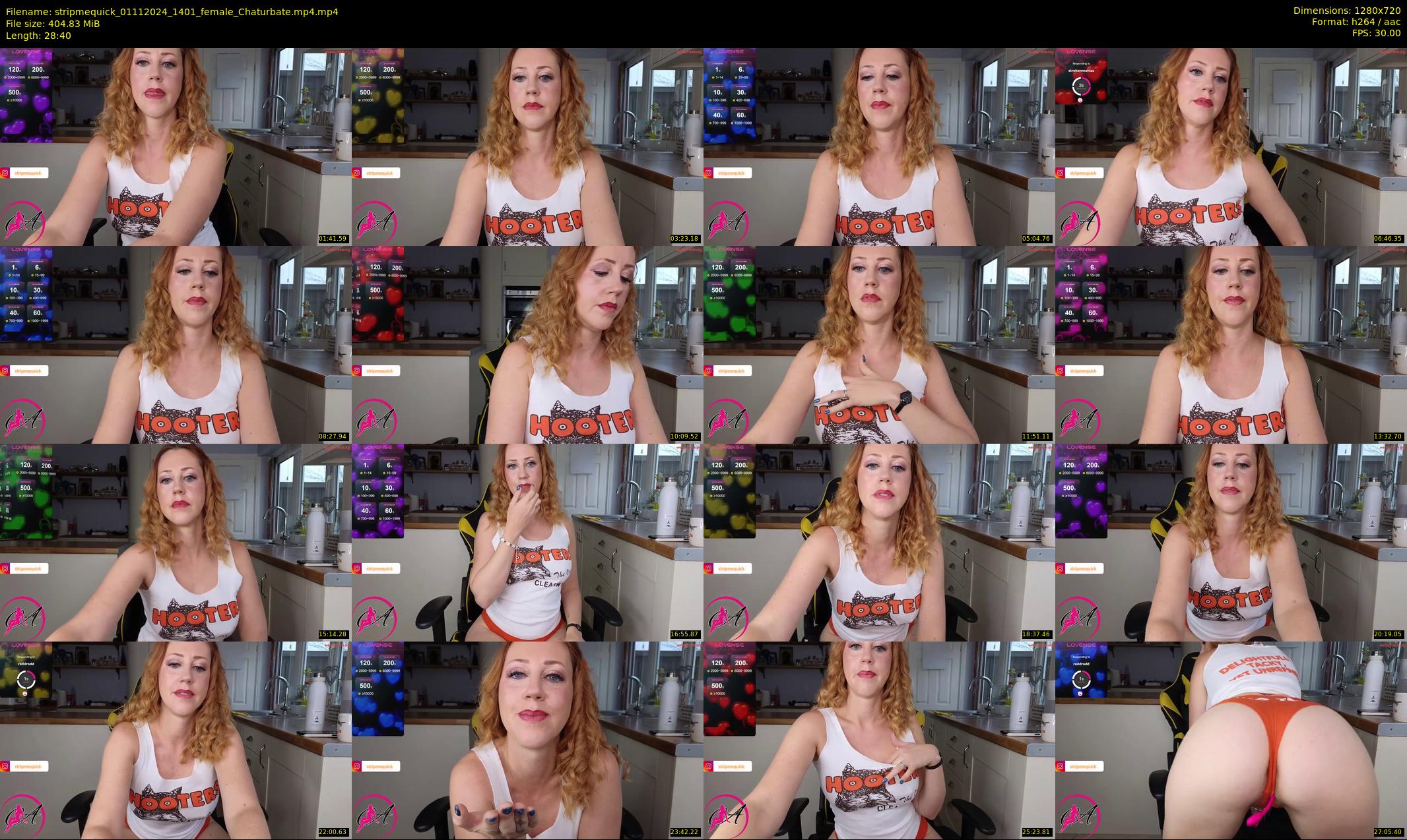 stripmequick — 29 minute Chaturbate female cam show recording, 720p, Nov 1, 2024
