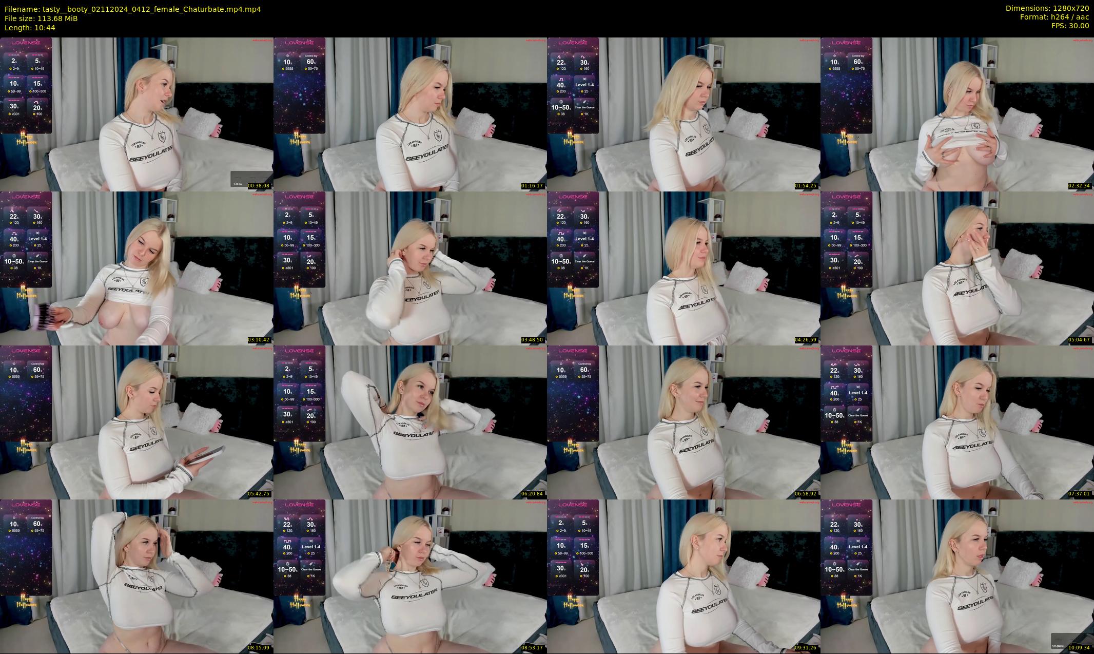 tasty__booty — 11 minute Chaturbate female cam show recording, 720p, Nov 2, 2024