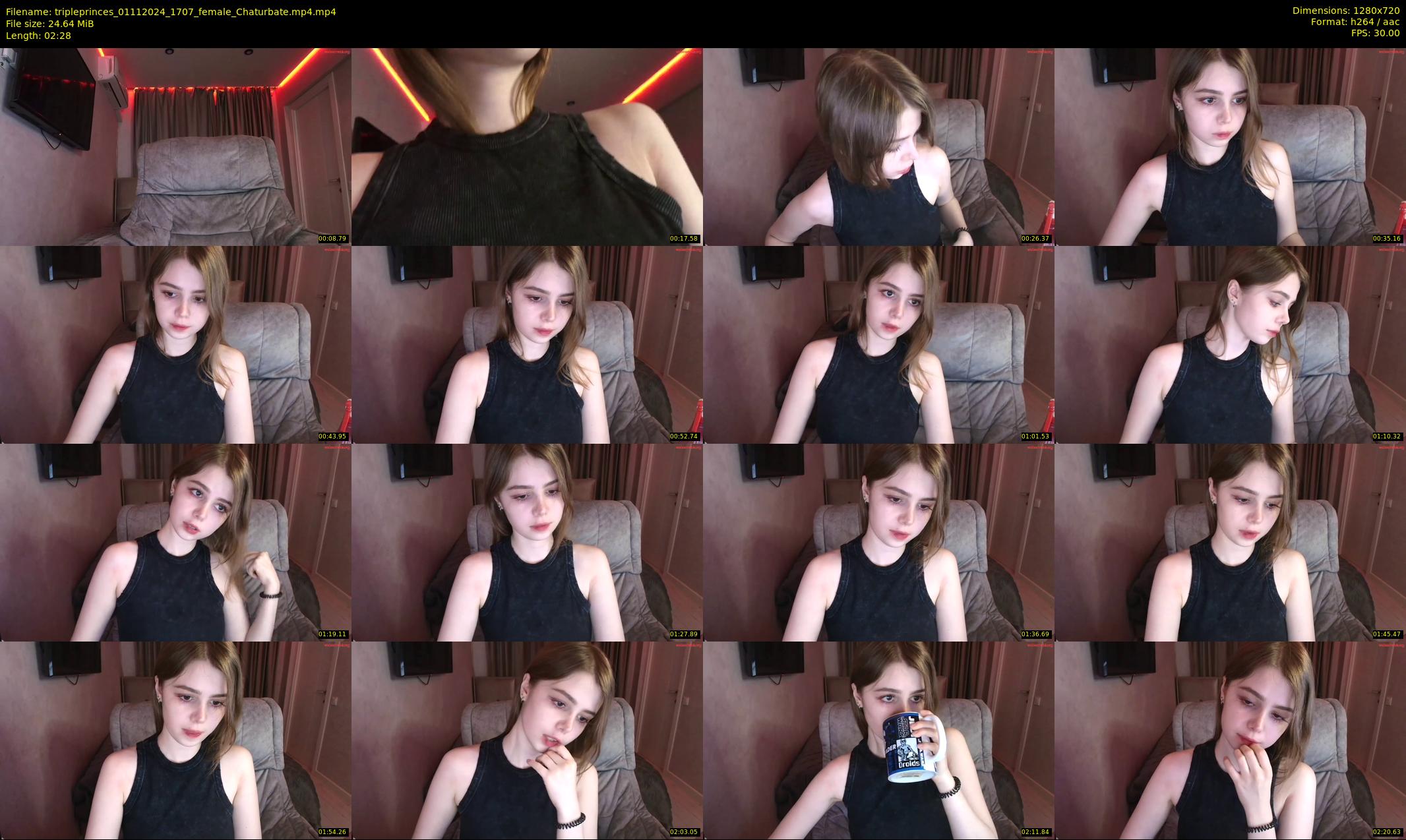 tripleprinces — 3 minute Chaturbate female cam show recording, 720p, Nov 1, 2024