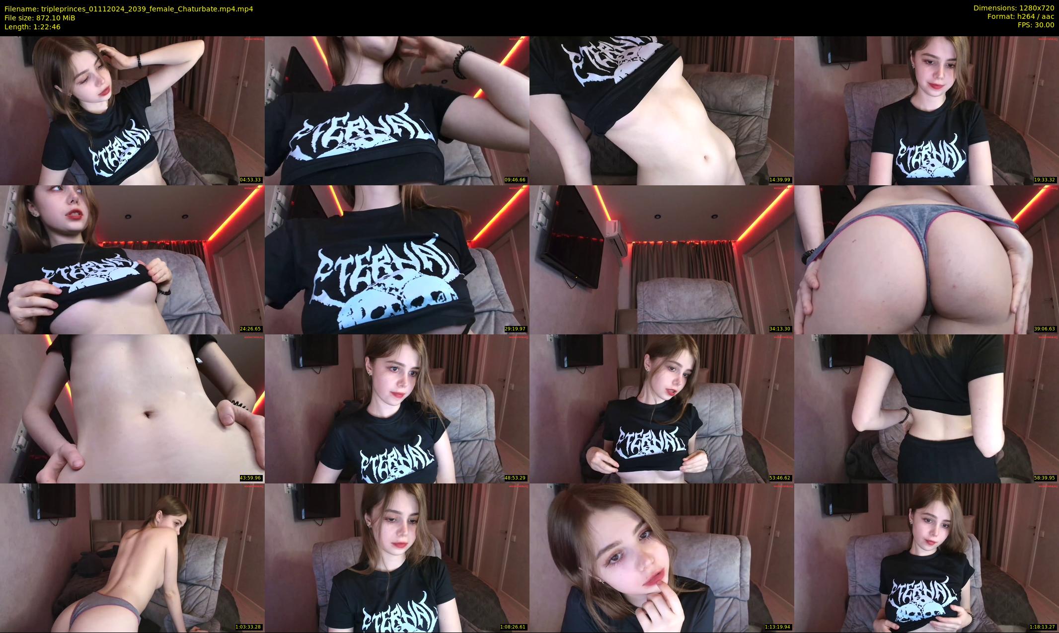 tripleprinces — 83 minute Chaturbate female cam show recording, 720p, Nov 1, 2024