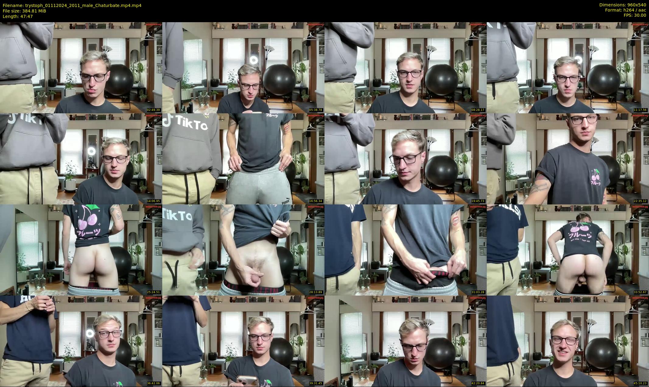 trystoph — 48 minute Chaturbate male cam show recording, 480p, Nov 1, 2024