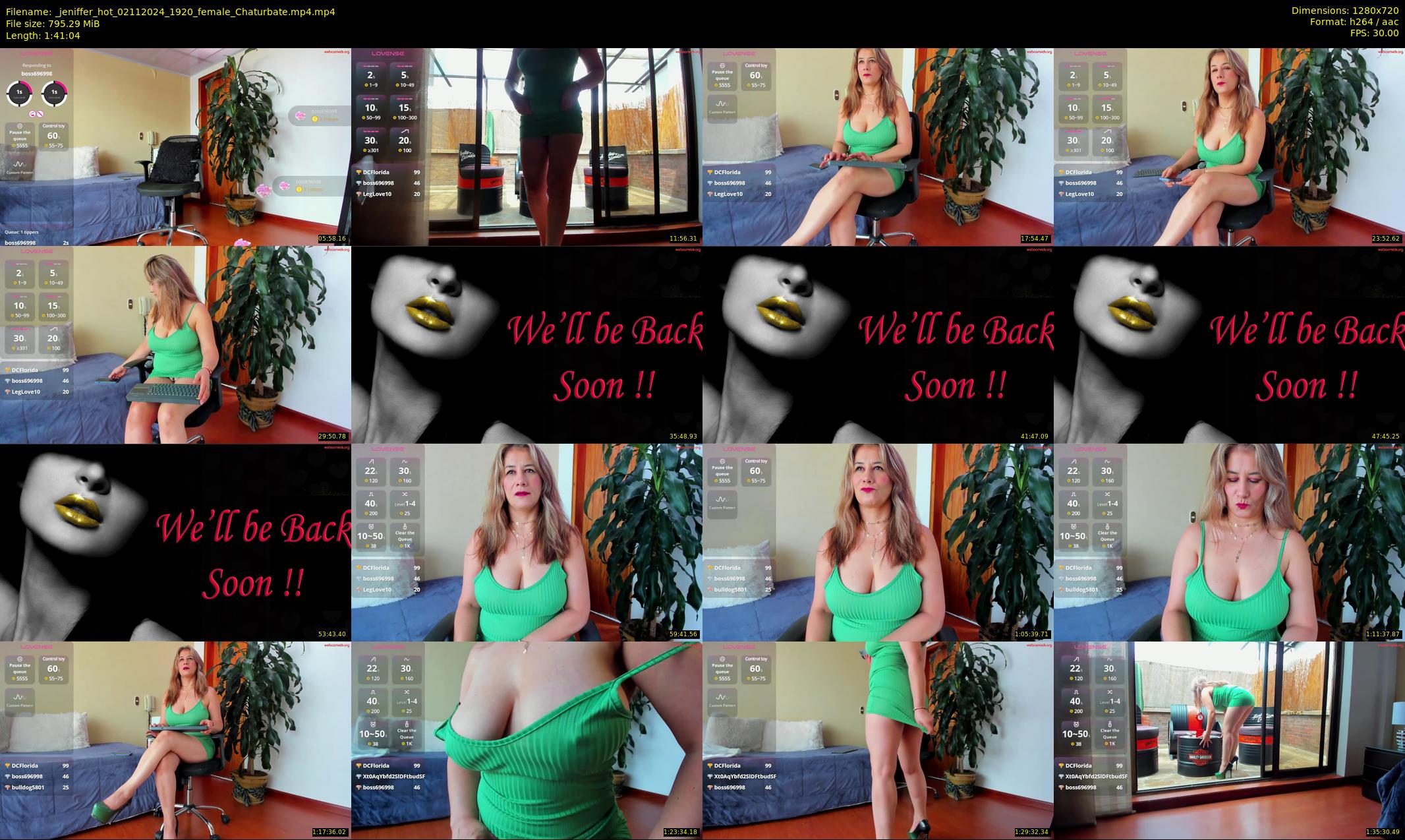 _jeniffer_hot — 102 minute Chaturbate female cam show recording, 720p, Nov 2, 2024