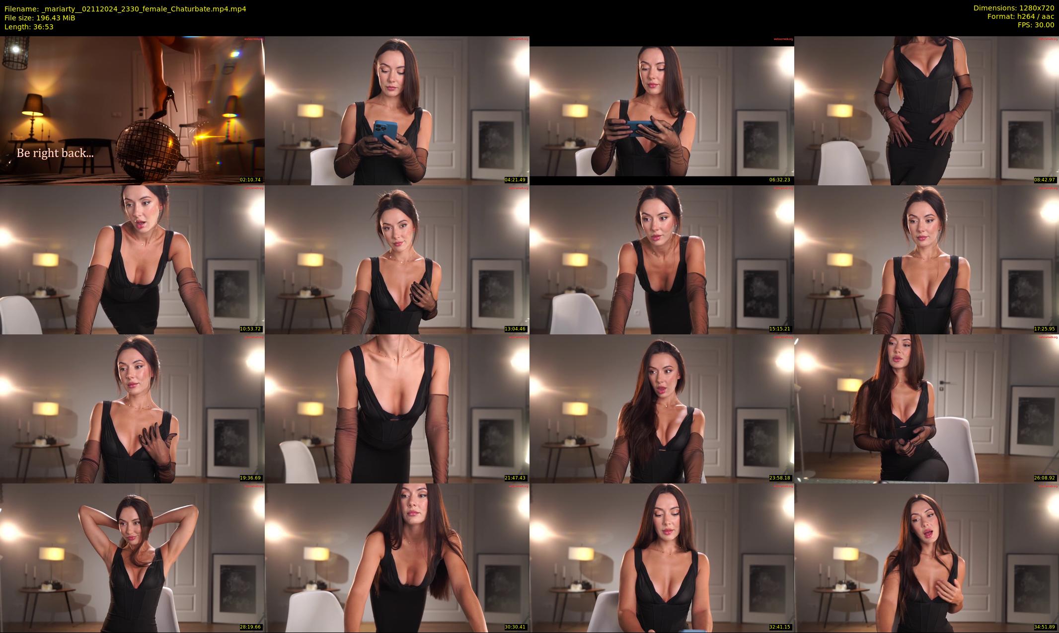 _mariarty_ — 37 minute Chaturbate female cam show recording, 720p, Nov 2, 2024