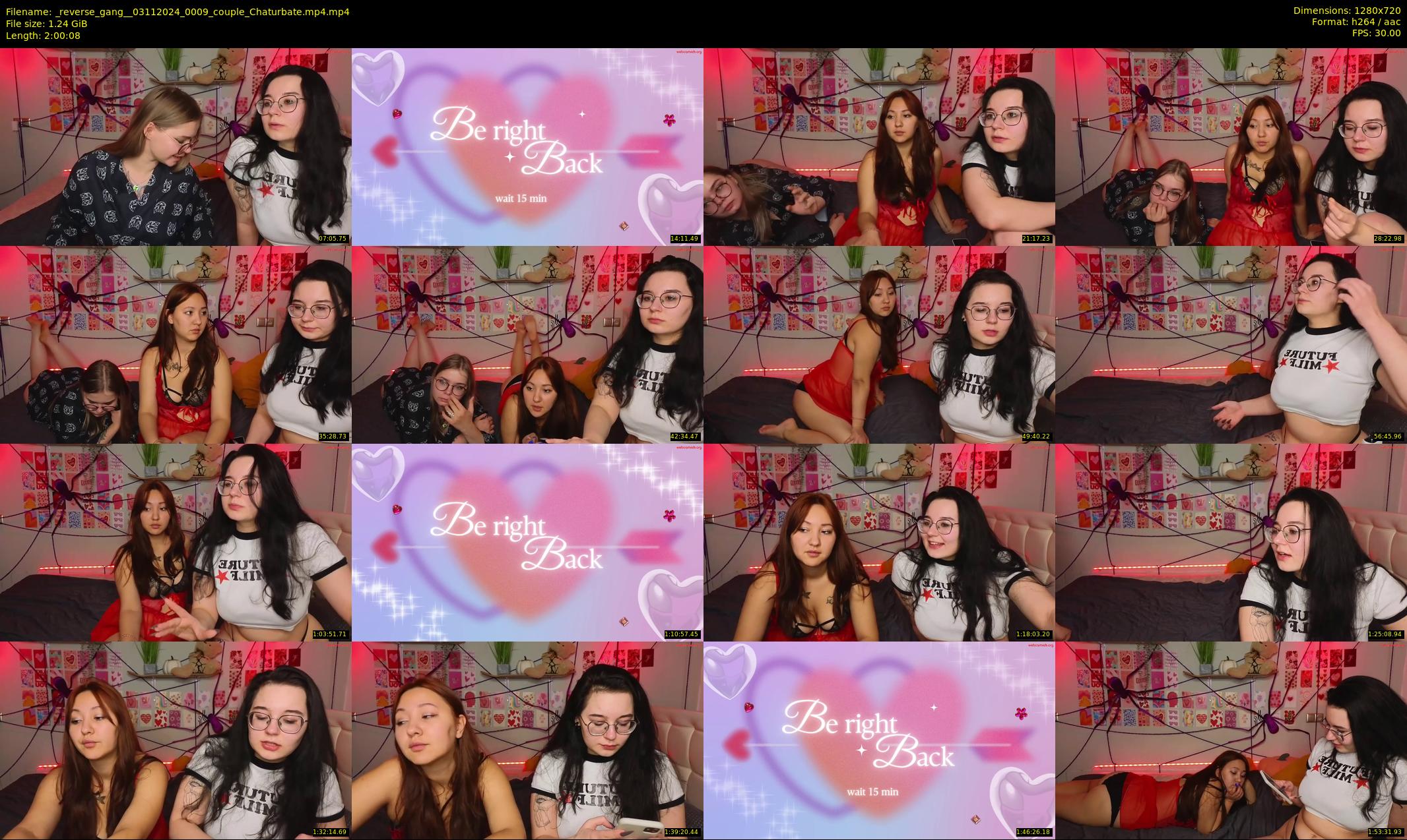 _reverse_gang_ — 121 minute Chaturbate couple cam show recording, 720p, Nov 3, 2024