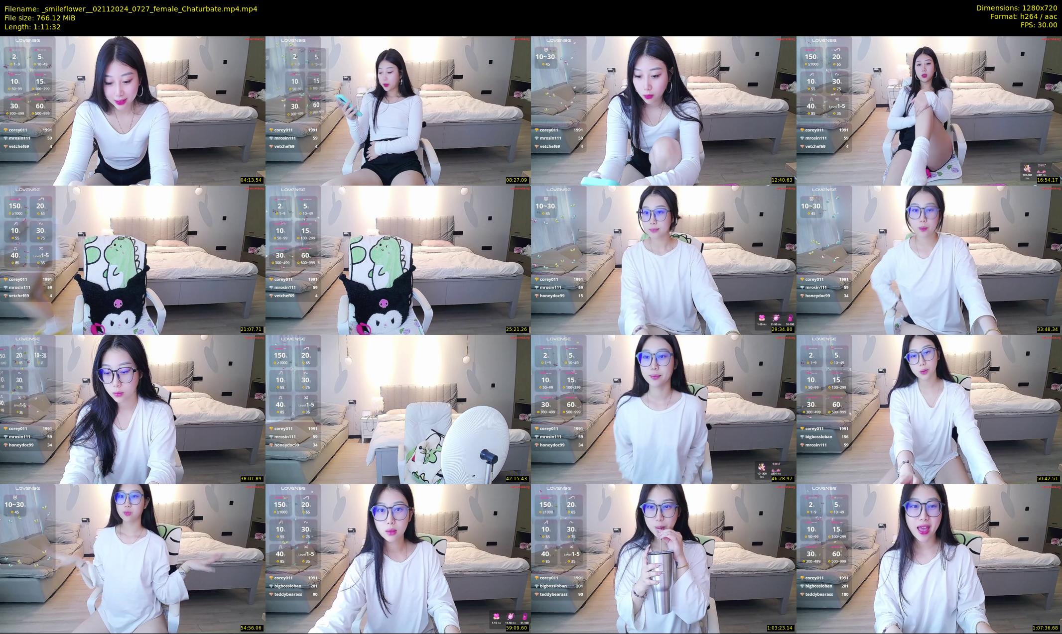 _smileflower_ — 72 minute Chaturbate female cam show recording, 720p, Nov 2, 2024
