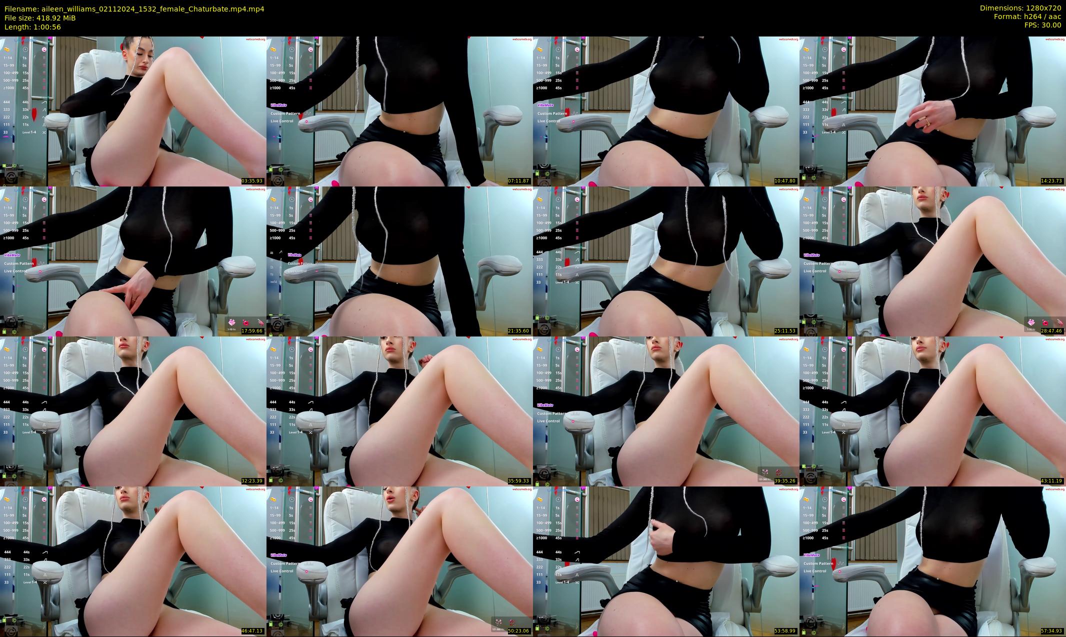aileen_williams — 61 minute Chaturbate female cam show recording, 720p, Nov 2, 2024