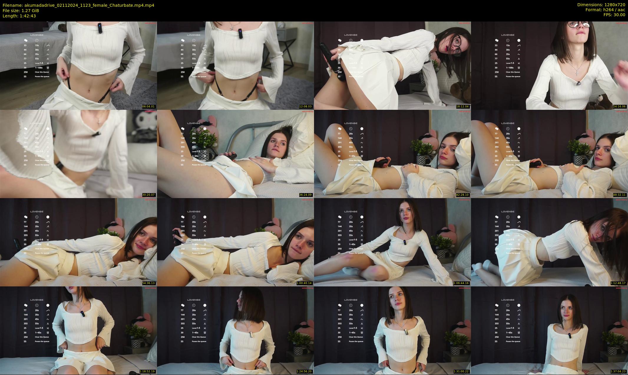 akumadadrive — 103 minute Chaturbate female cam show recording, 720p, Nov 2, 2024