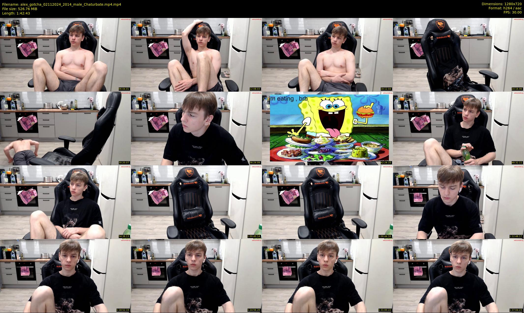 alex_gotcha — 103 minute Chaturbate male cam show recording, 720p, Nov 2, 2024