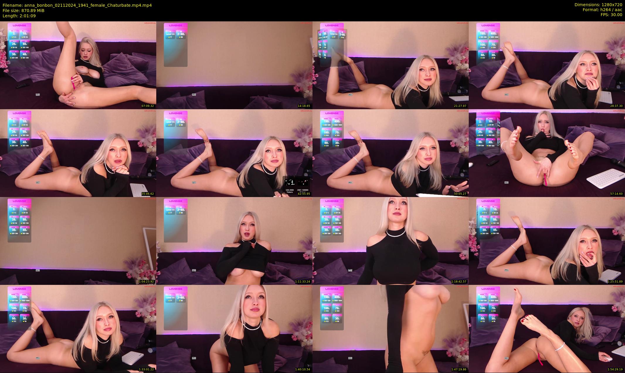 anna_bonbon — 122 minute Chaturbate female cam show recording, 720p, Nov 2, 2024