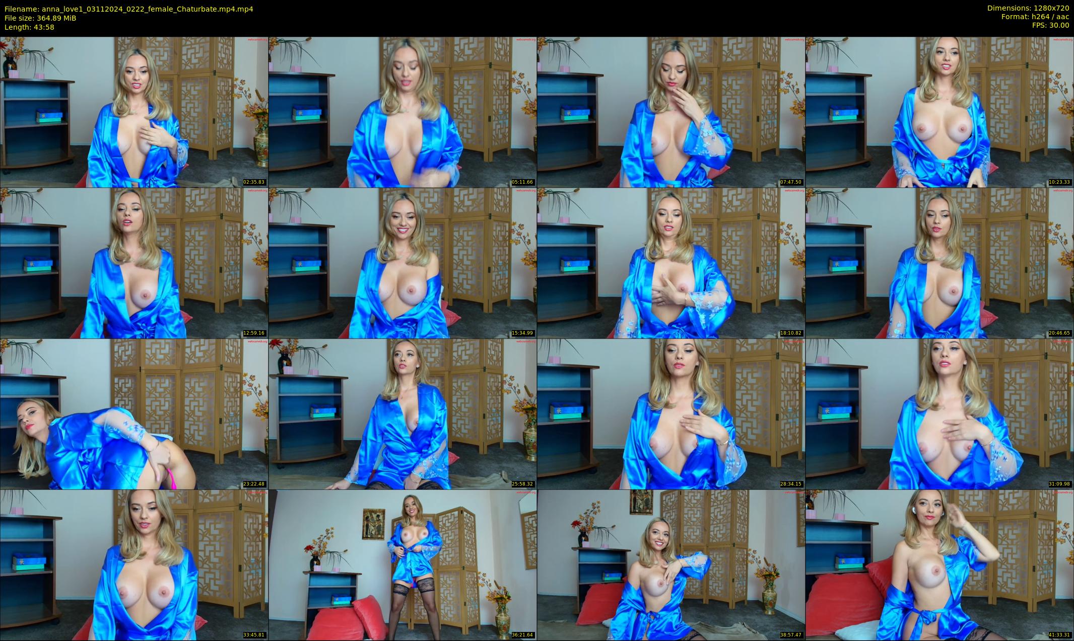 anna_love1 — 44 minute Chaturbate female cam show recording, 720p, Nov 3, 2024