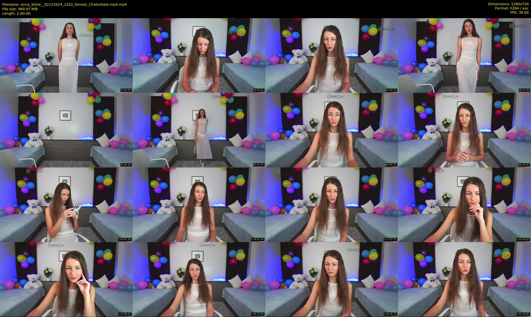 anna_shine_ — 120 minute Chaturbate female cam show recording, 720p, Nov 2, 2024