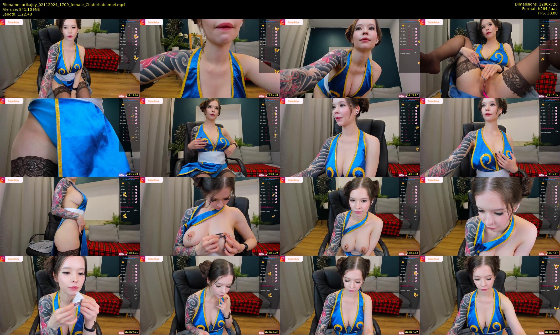 arikajoy — 83 minute Chaturbate female cam show recording, 720p, Nov 2, 2024