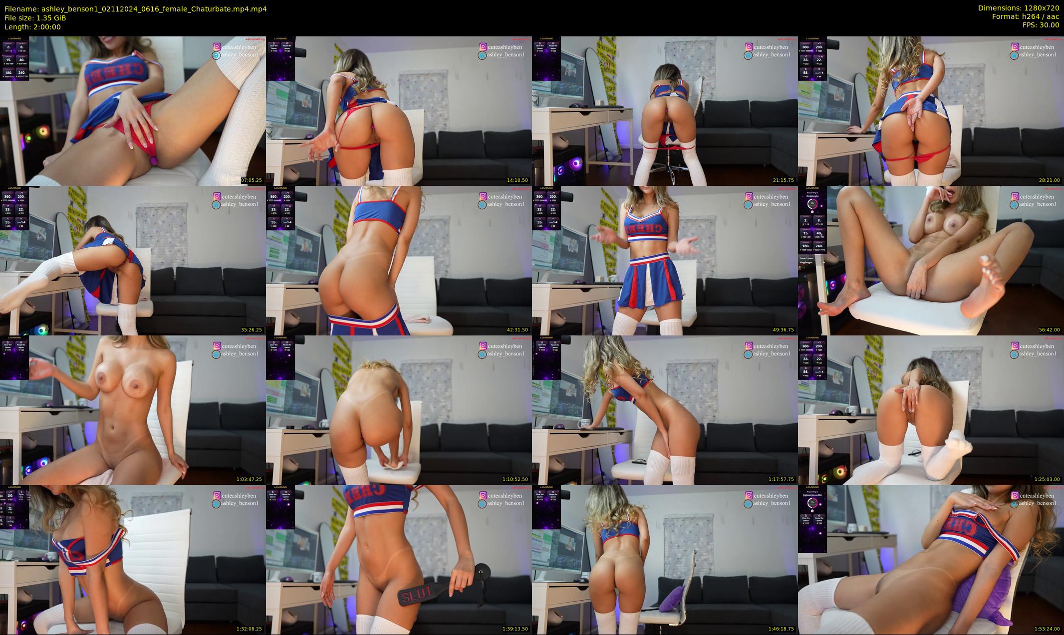 ashley_benson1 — 120 minute Chaturbate female cam show recording, 720p, Nov 2, 2024