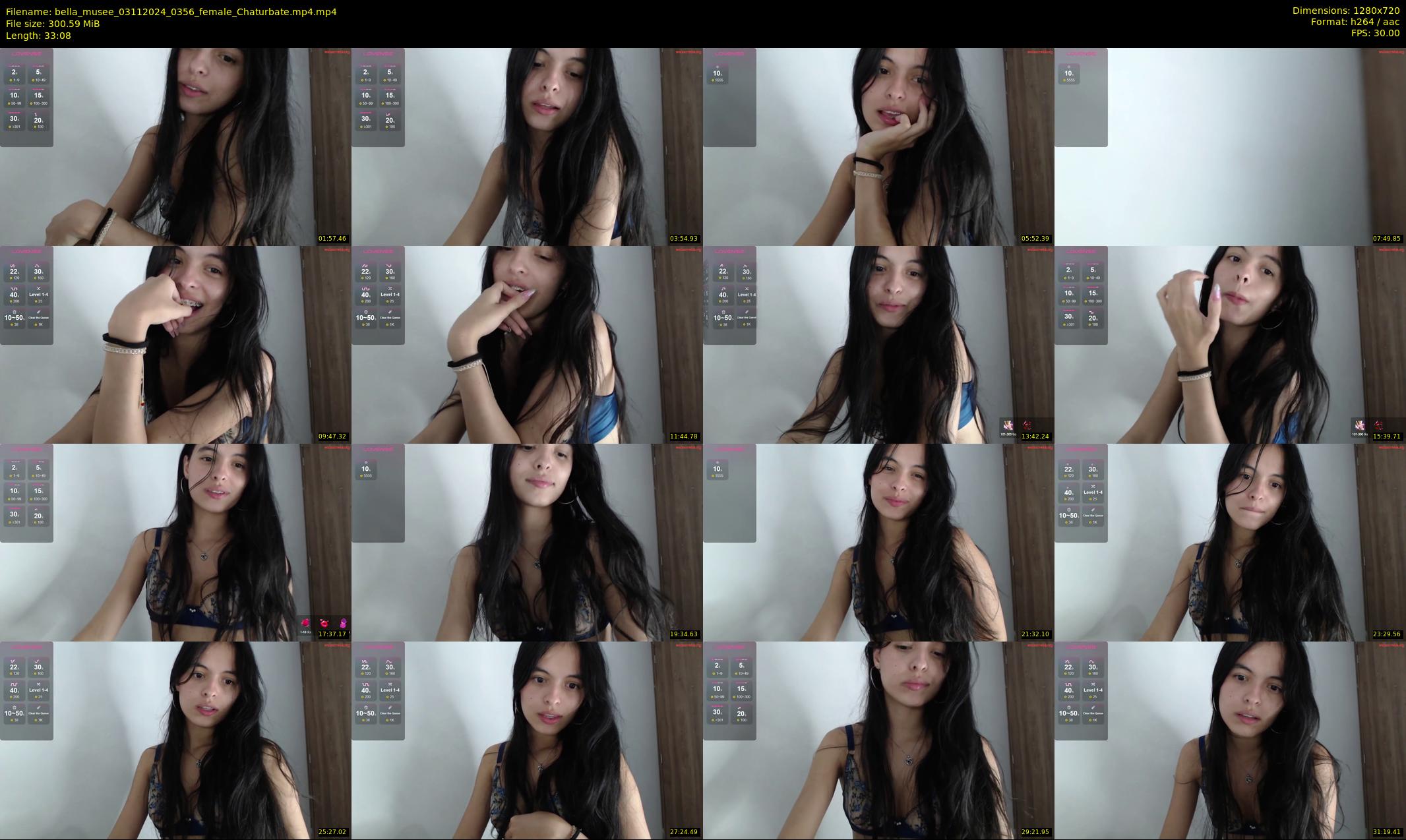 bella_musee — 34 minute Chaturbate female cam show recording, 720p, Nov 3, 2024