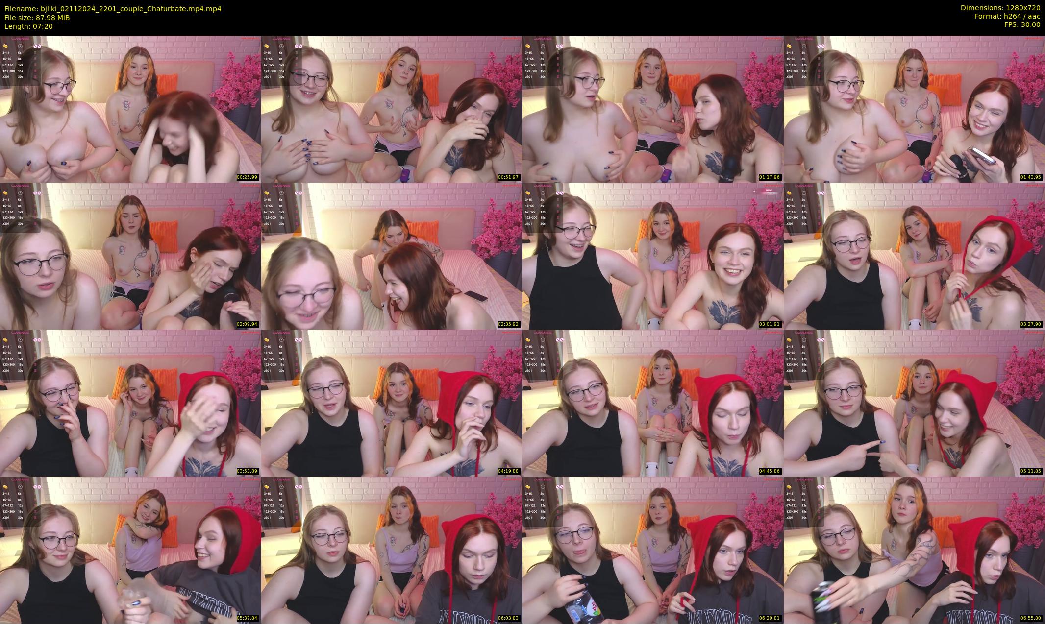 bjliki — 8 minute Chaturbate couple cam show recording, 720p, Nov 2, 2024