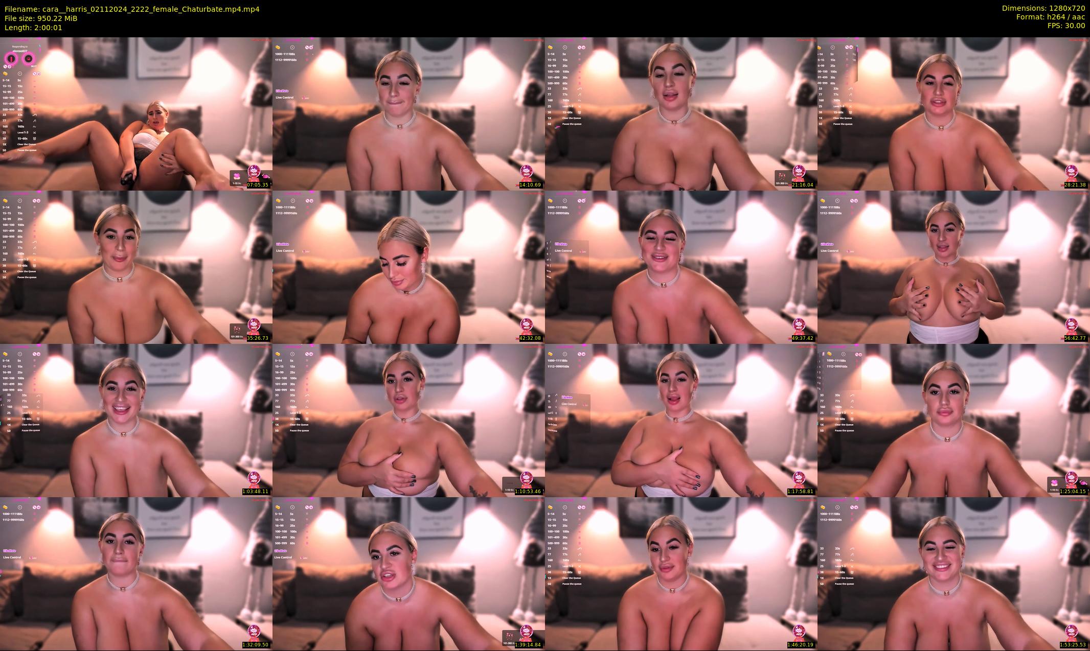 cara__harris — 121 minute Chaturbate female cam show recording, 720p, Nov 2, 2024