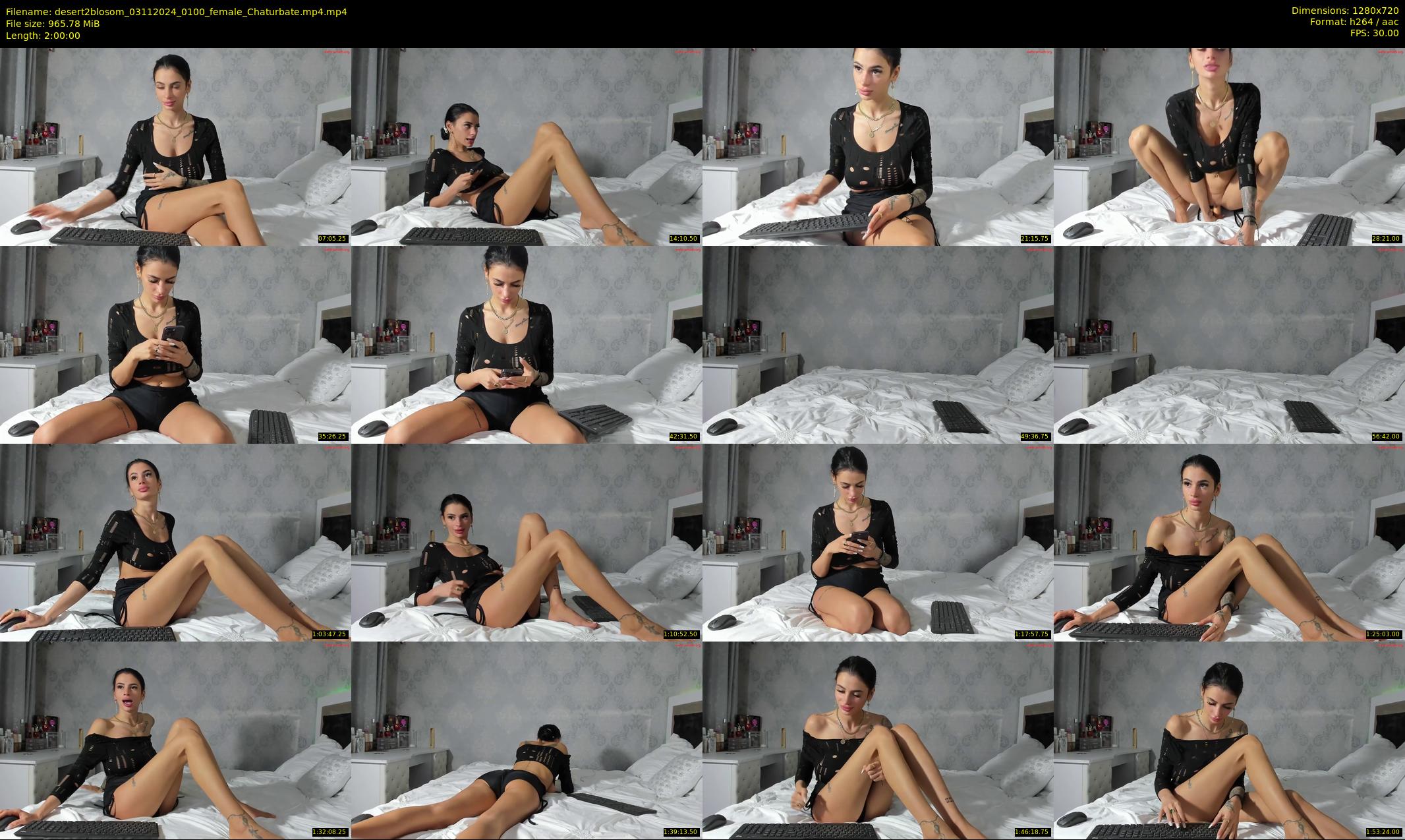 desert2blosom — 120 minute Chaturbate female cam show recording, 720p, Nov 3, 2024