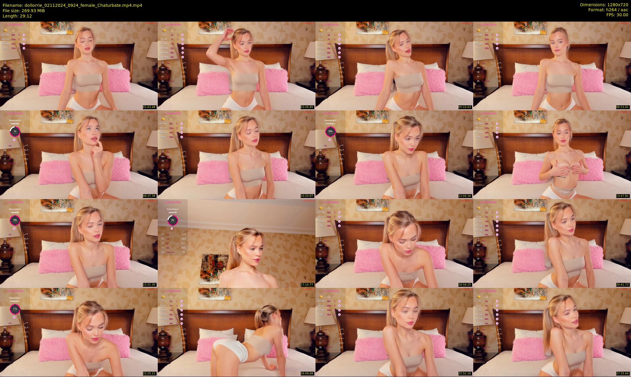 dollorrie — 30 minute Chaturbate couple cam show recording, 720p, Nov 2, 2024