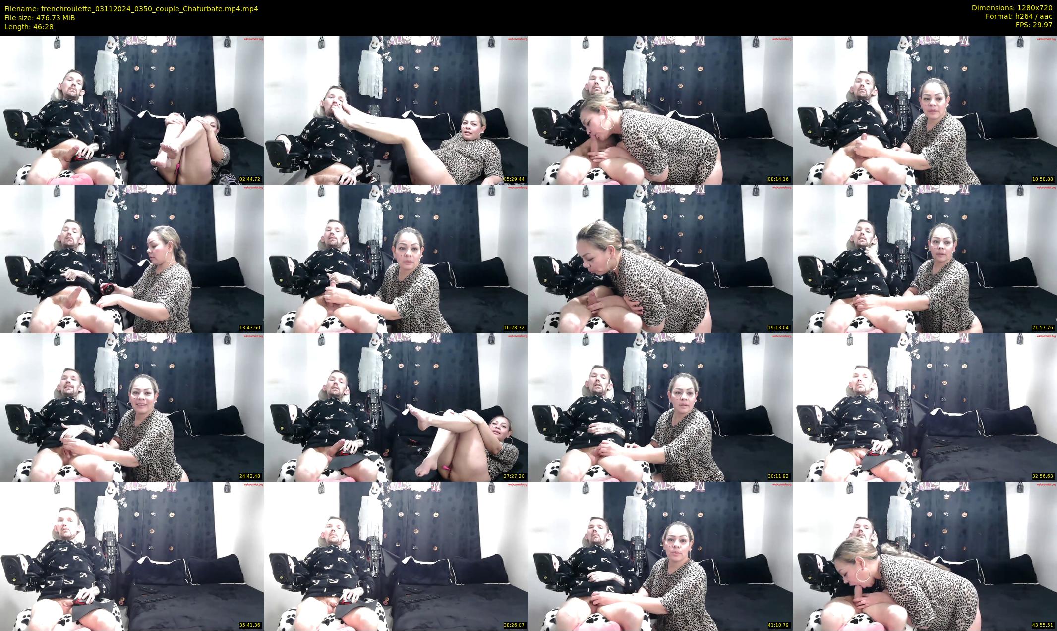 frenchroulette — 47 minute Chaturbate couple cam show recording, 720p, Nov 3, 2024