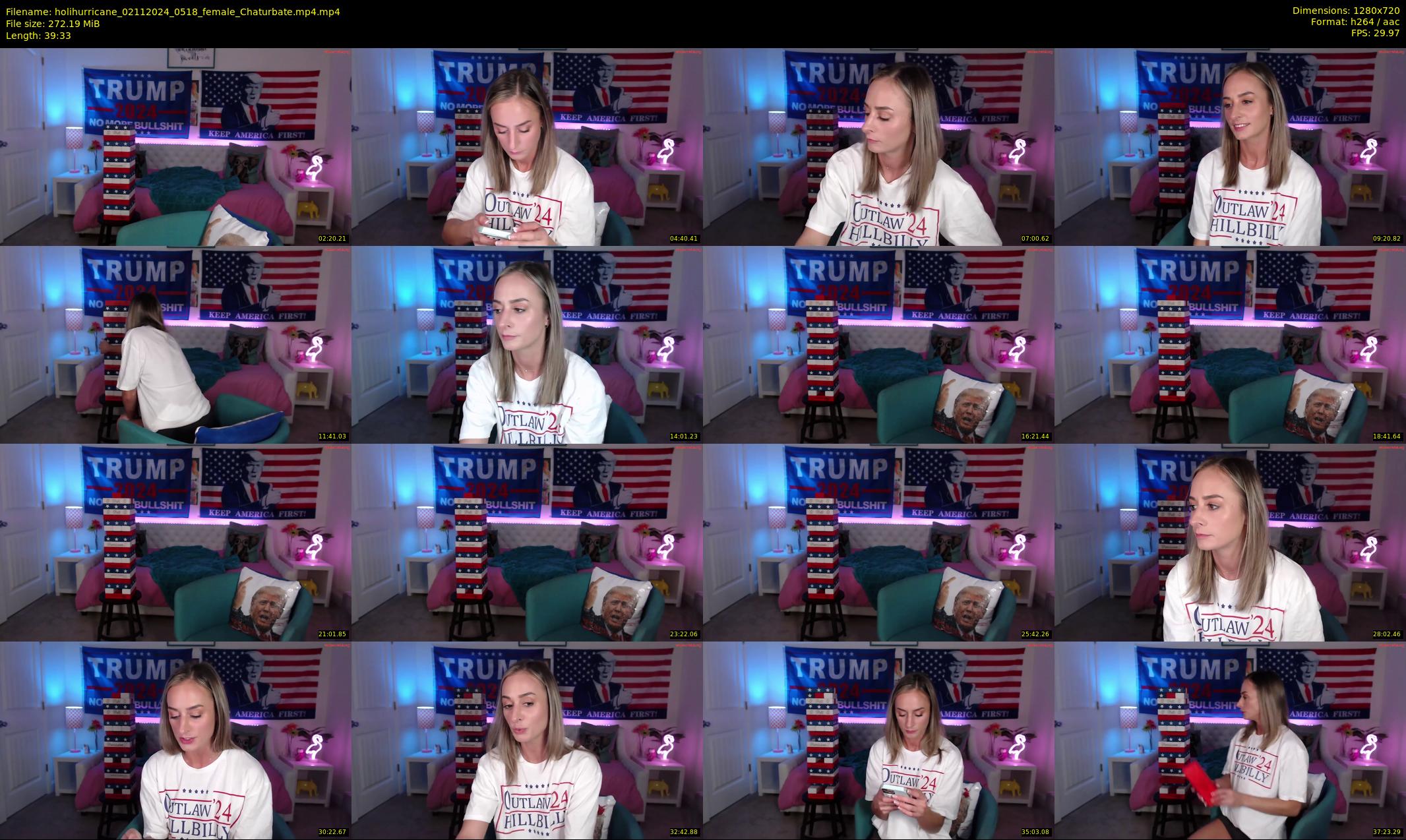 holihurricane — 40 minute Chaturbate female cam show recording, 720p, Nov 2, 2024