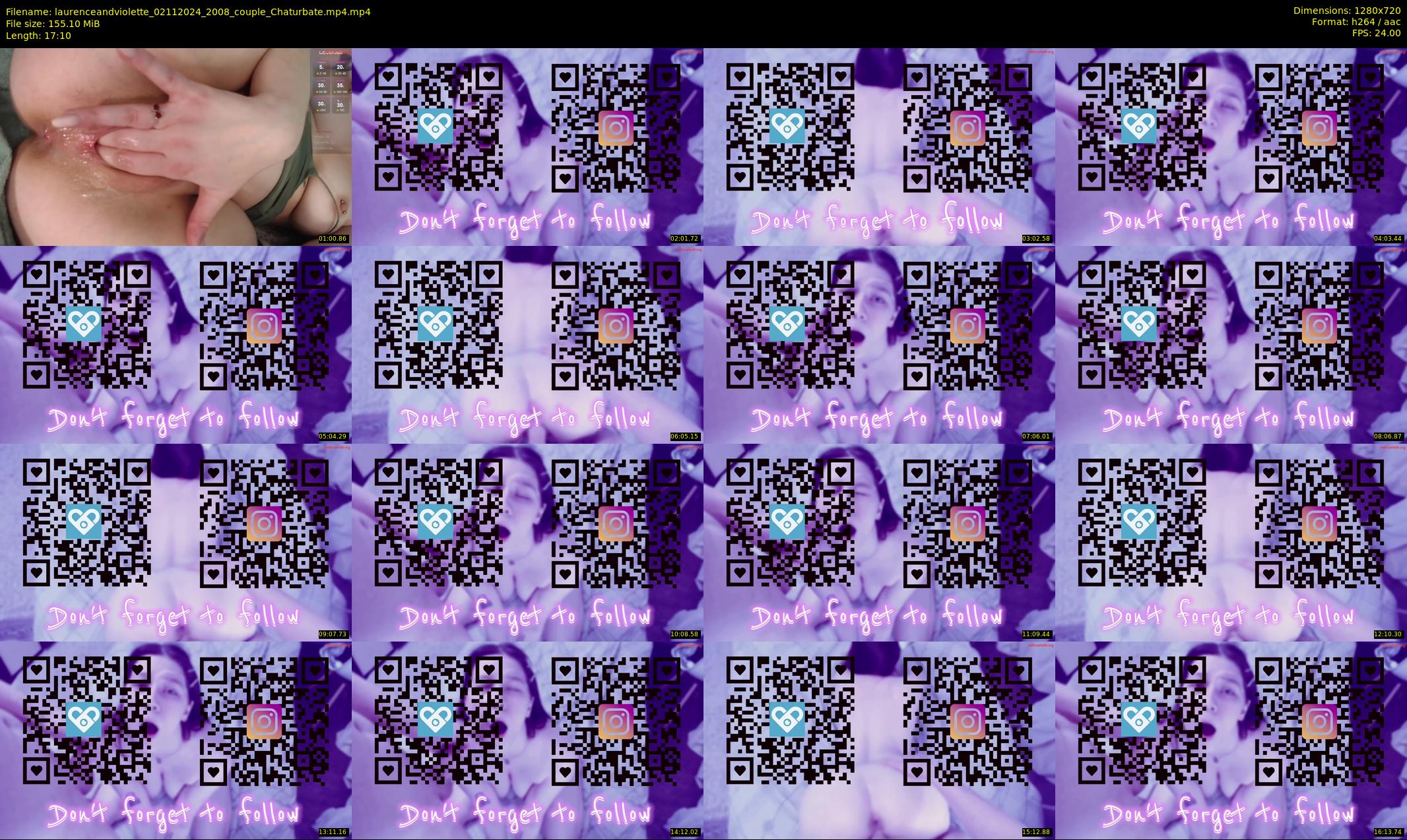 laurenceandviolette — 18 minute Chaturbate couple cam show recording, 720p, Nov 2, 2024