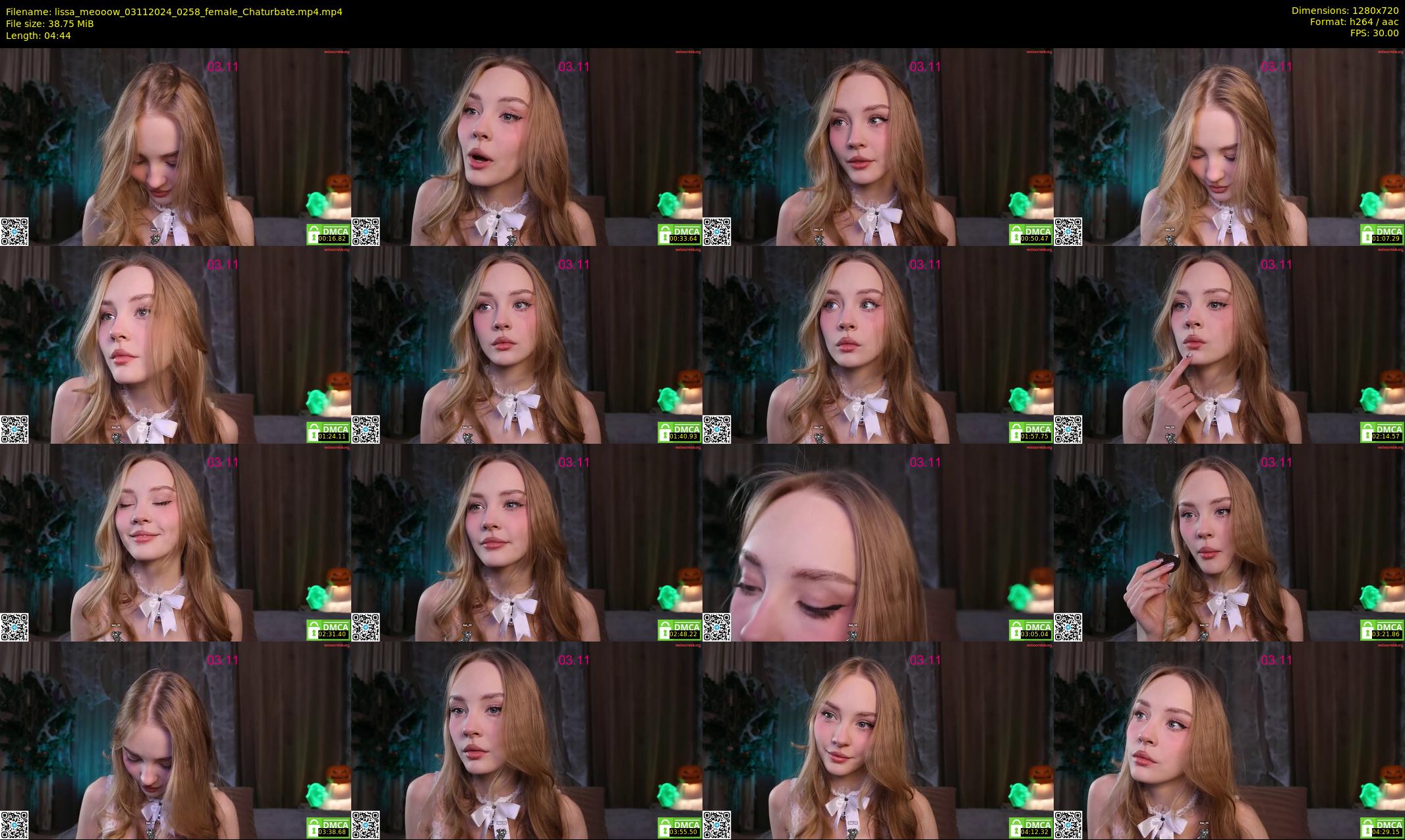 lissa_meooow — 5 minute Chaturbate female cam show recording, 720p, Nov 3, 2024