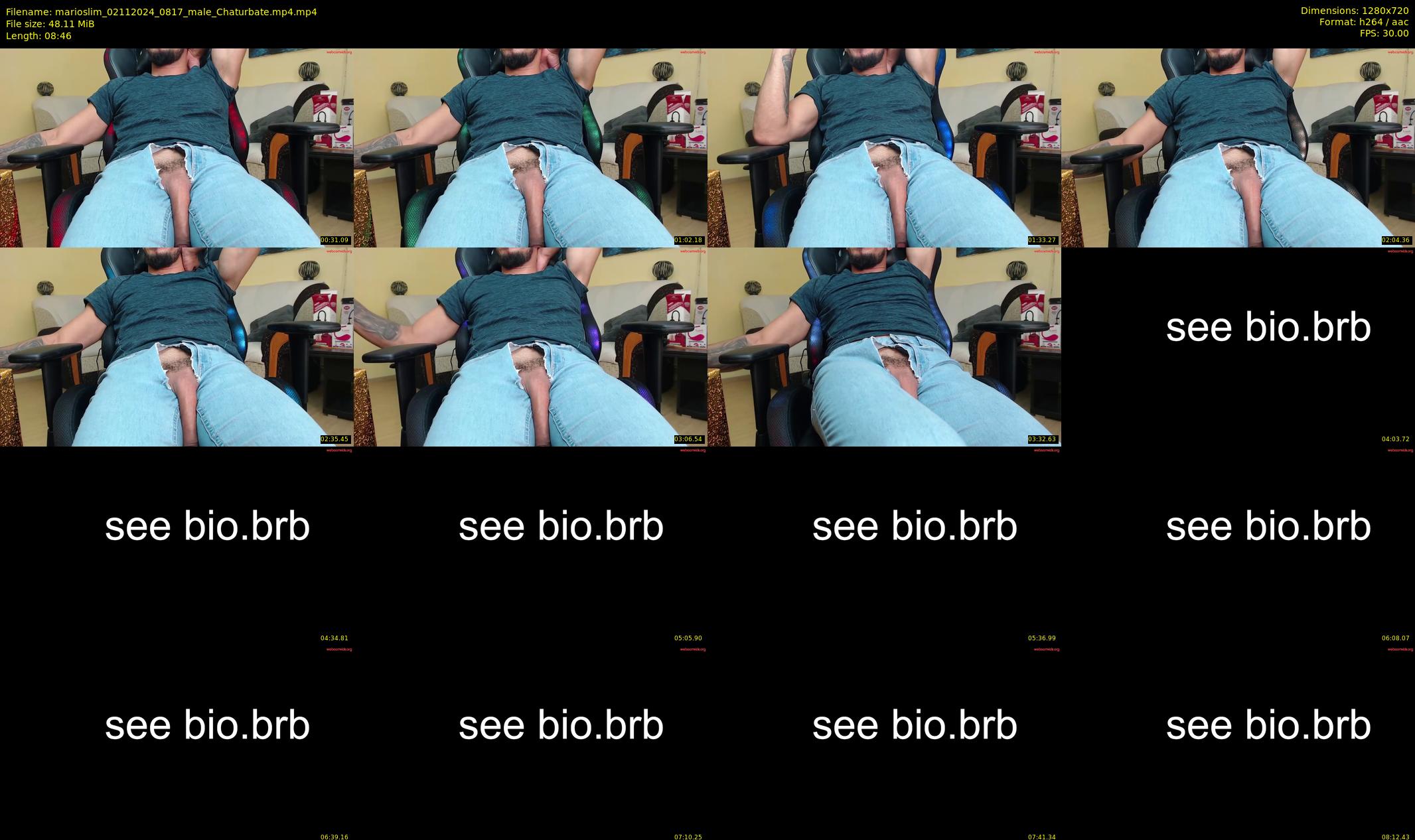 marioslim — 9 minute Chaturbate male cam show recording, 720p, Nov 2, 2024