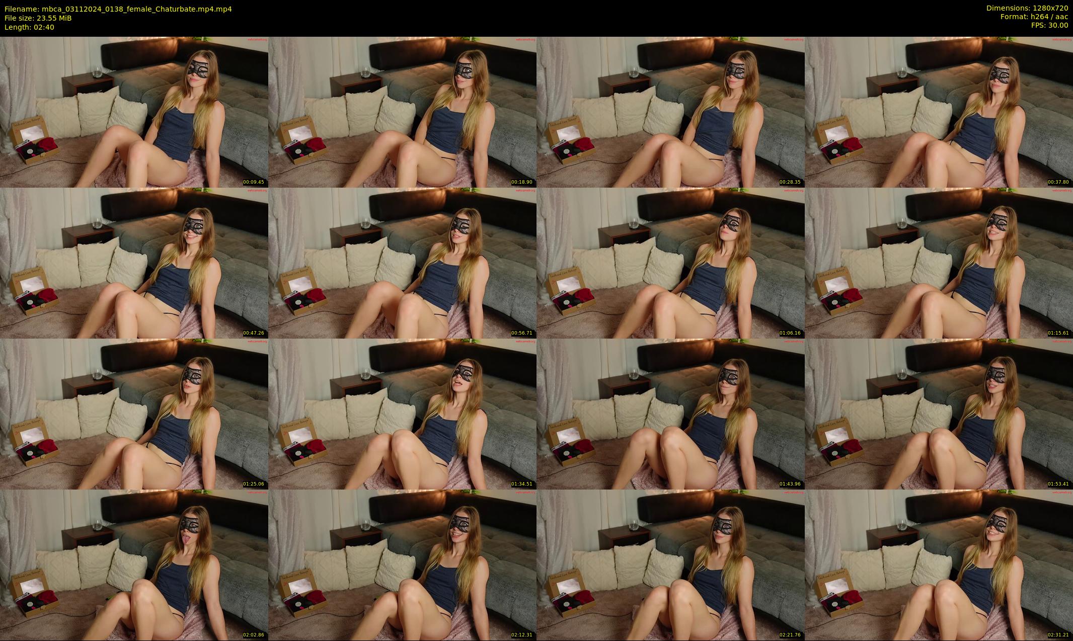 mbca — 3 minute Chaturbate couple cam show recording, 720p, Nov 3, 2024