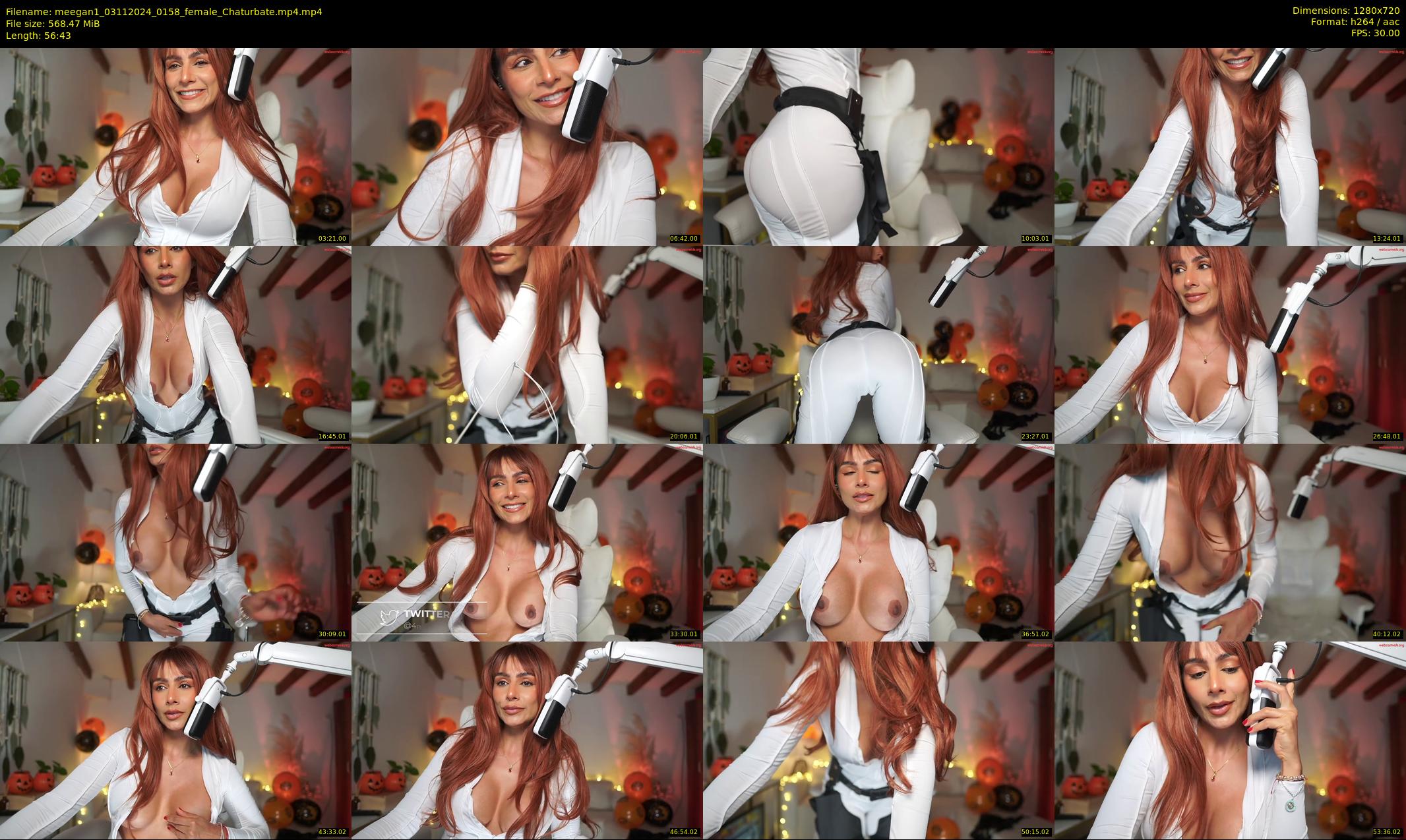 meegan1 — 57 minute Chaturbate female cam show recording, 720p, Nov 3, 2024