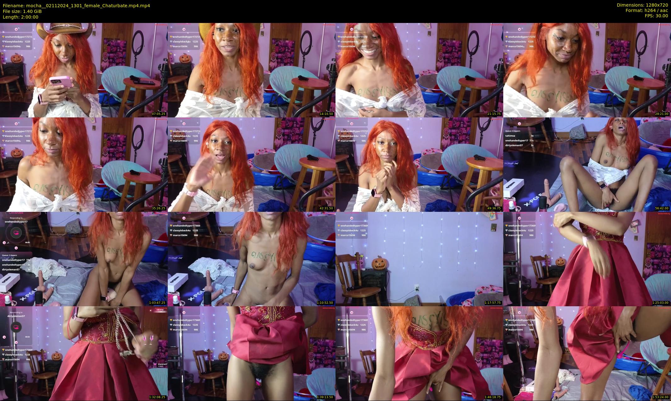 mocha_ — 120 minute Chaturbate female cam show recording, 720p, Nov 2, 2024
