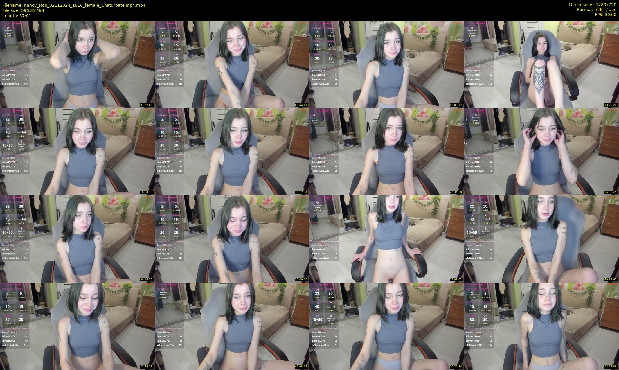nancy_ston — 58 minute Chaturbate female cam show recording, 720p, Nov 2, 2024