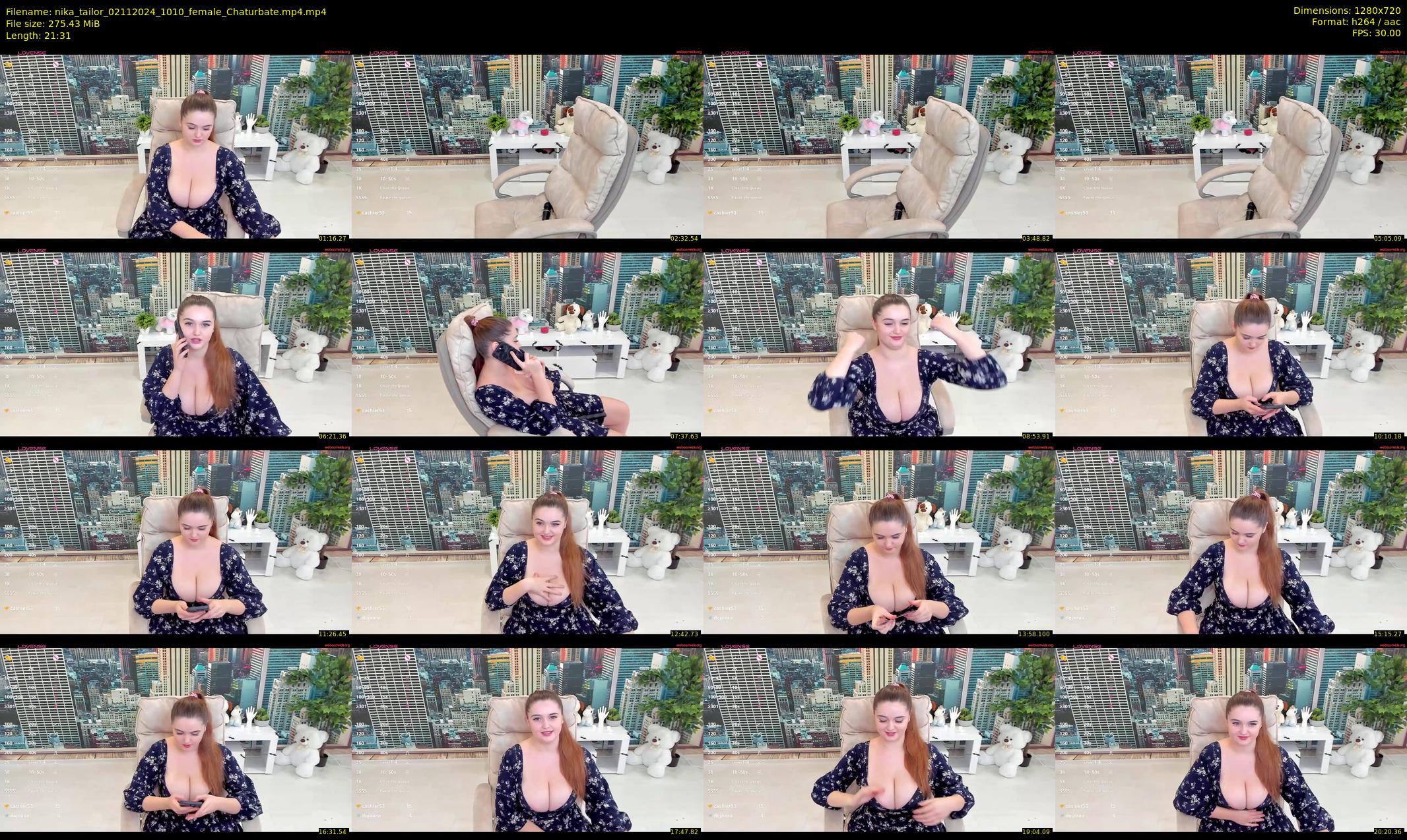 nika_tailor — 22 minute Chaturbate female cam show recording, 720p, Nov 2, 2024