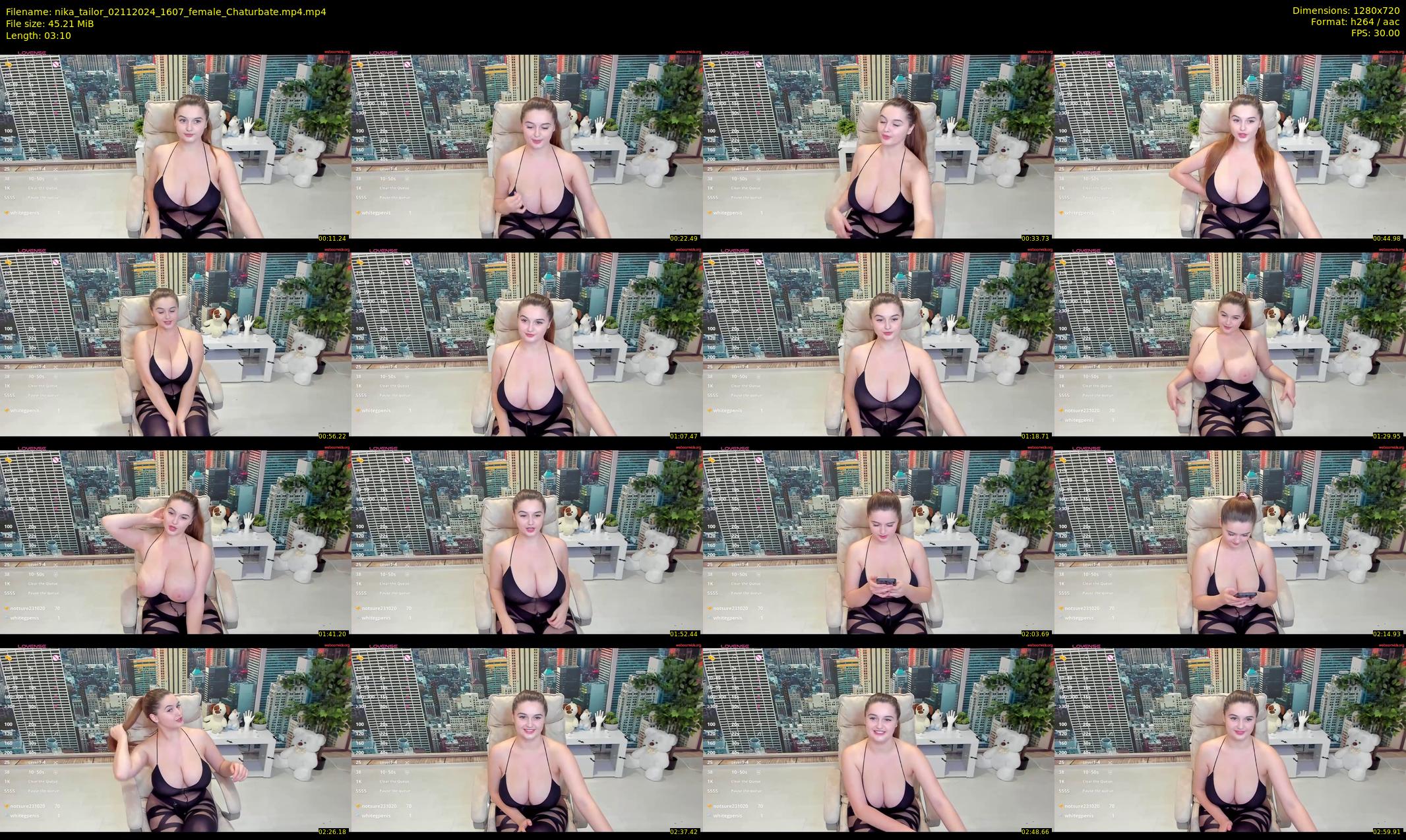 nika_tailor — 4 minute Chaturbate female cam show recording, 720p, Nov 2, 2024