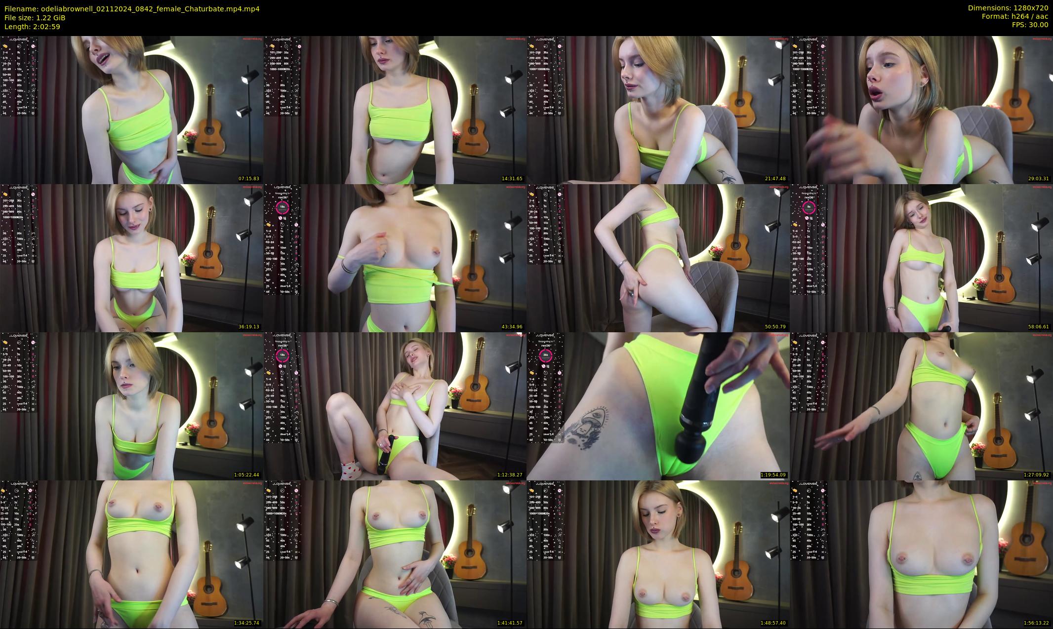 odeliabrownell — 123 minute Chaturbate female cam show recording, 720p, Nov 2, 2024