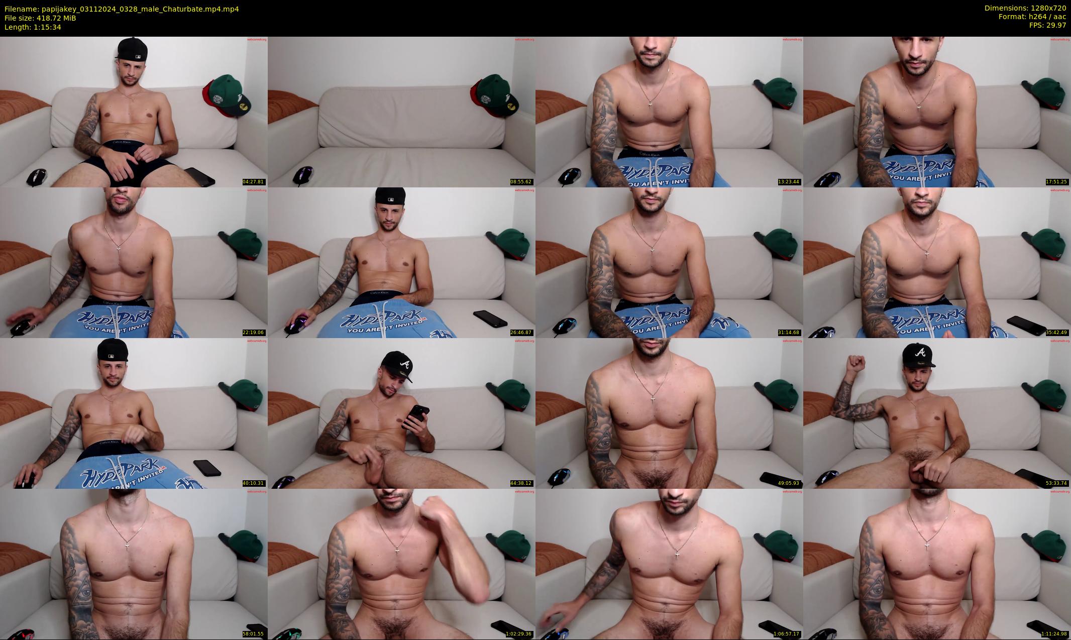 papijakey — 76 minute Chaturbate male cam show recording, 720p, Nov 3, 2024