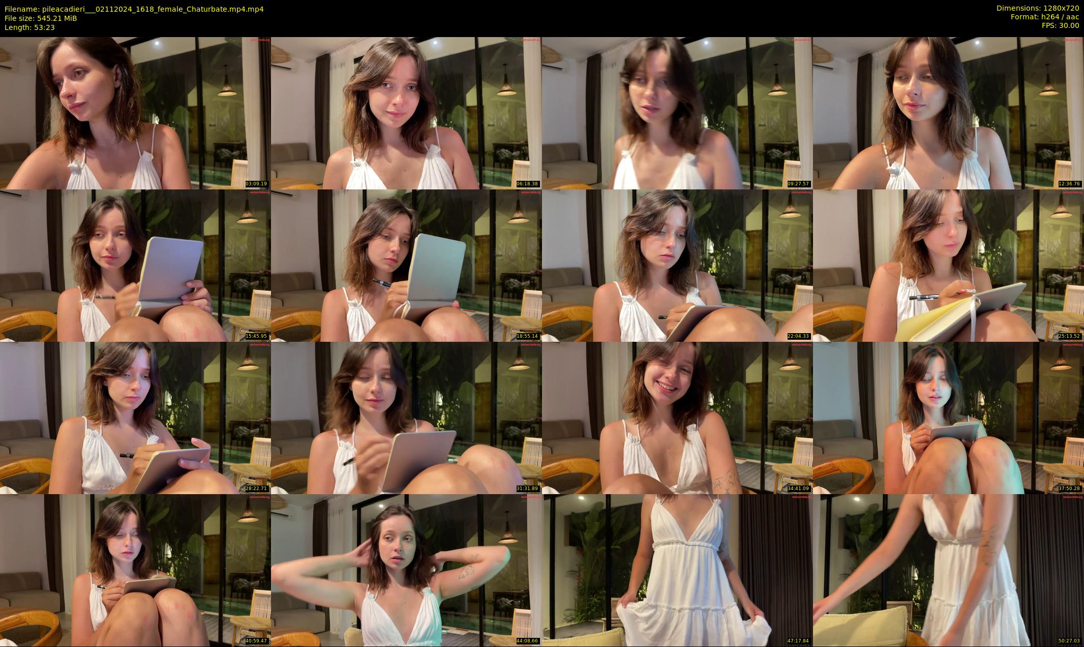 pileacadieri__ — 54 minute Chaturbate female cam show recording, 720p, Nov 2, 2024