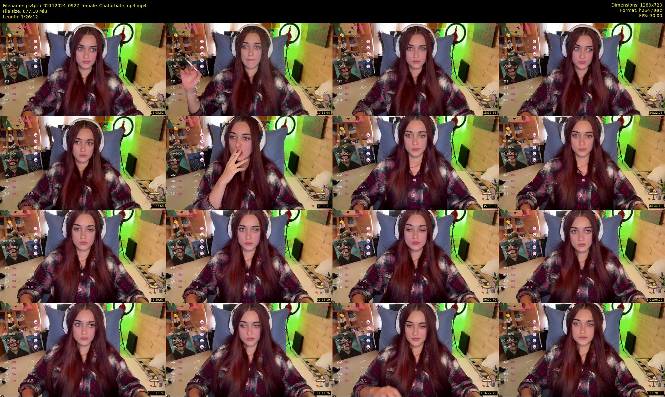 ps4pro — 87 minute Chaturbate female cam show recording, 720p, Nov 2, 2024