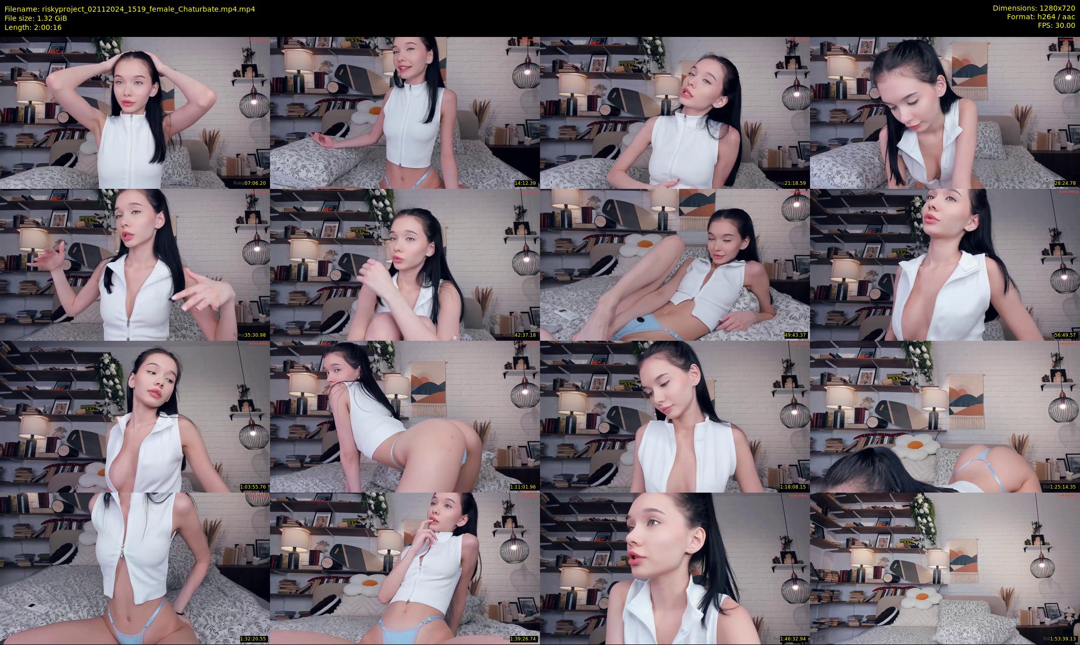 riskyproject — 121 minute Chaturbate couple cam show recording, 720p, Nov 2, 2024