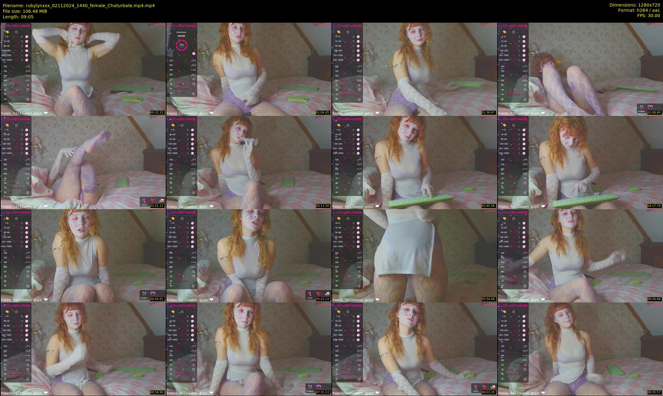 rubylynxxx — 10 minute Chaturbate female cam show recording, 720p, Nov 2, 2024