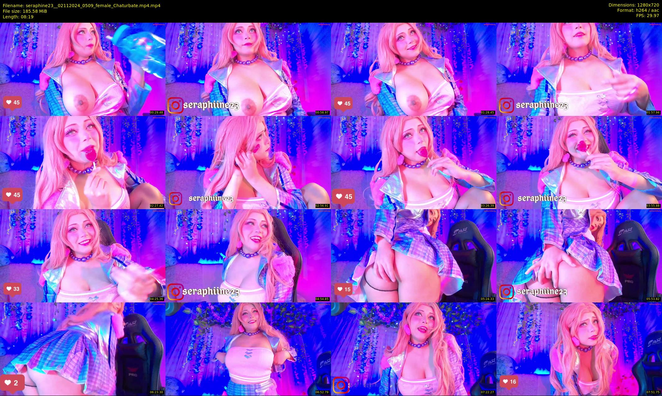 seraphine23_ — 9 minute Chaturbate female cam show recording, 720p, Nov 2, 2024