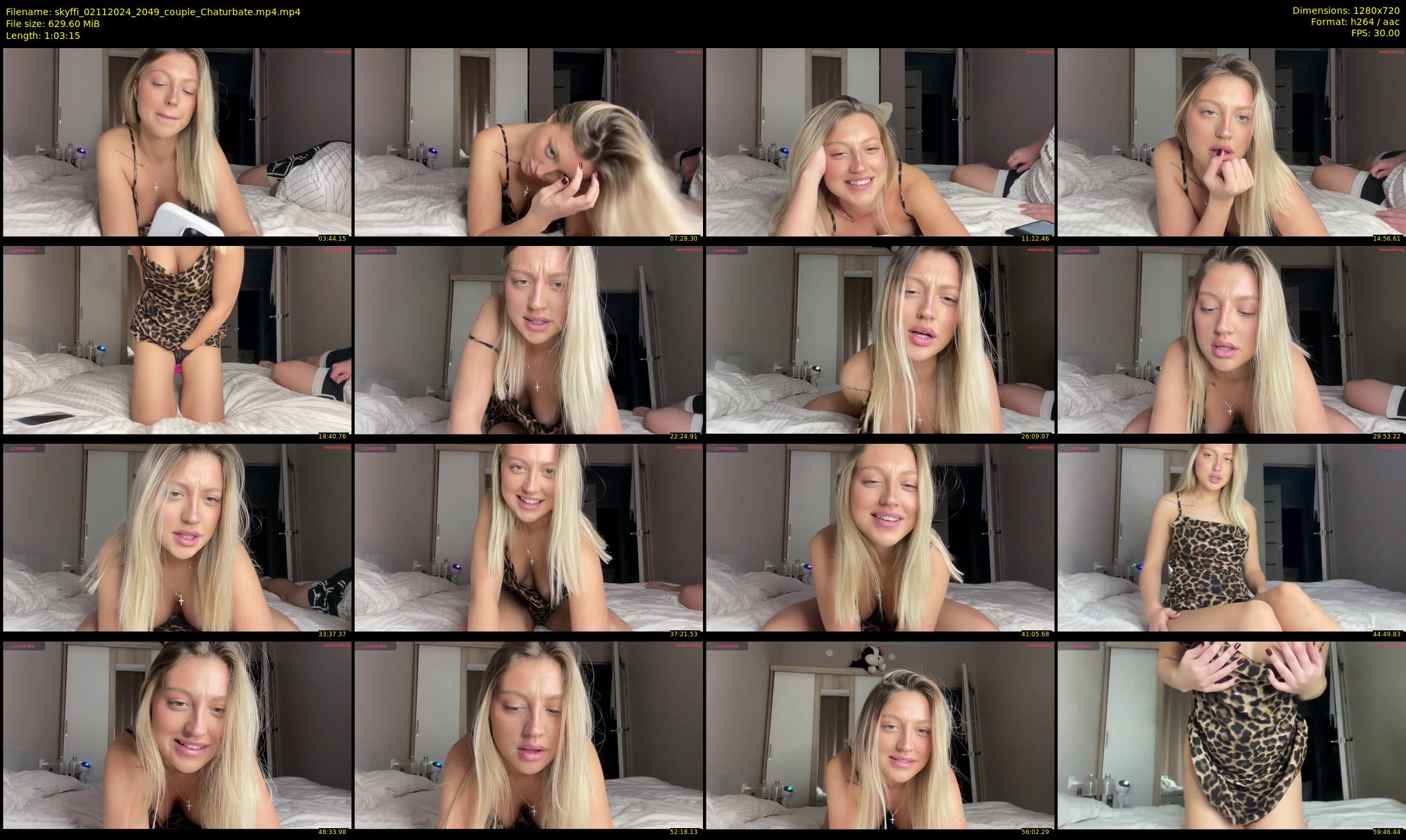 skyffi — 64 minute Chaturbate couple cam show recording, 720p, Nov 2, 2024