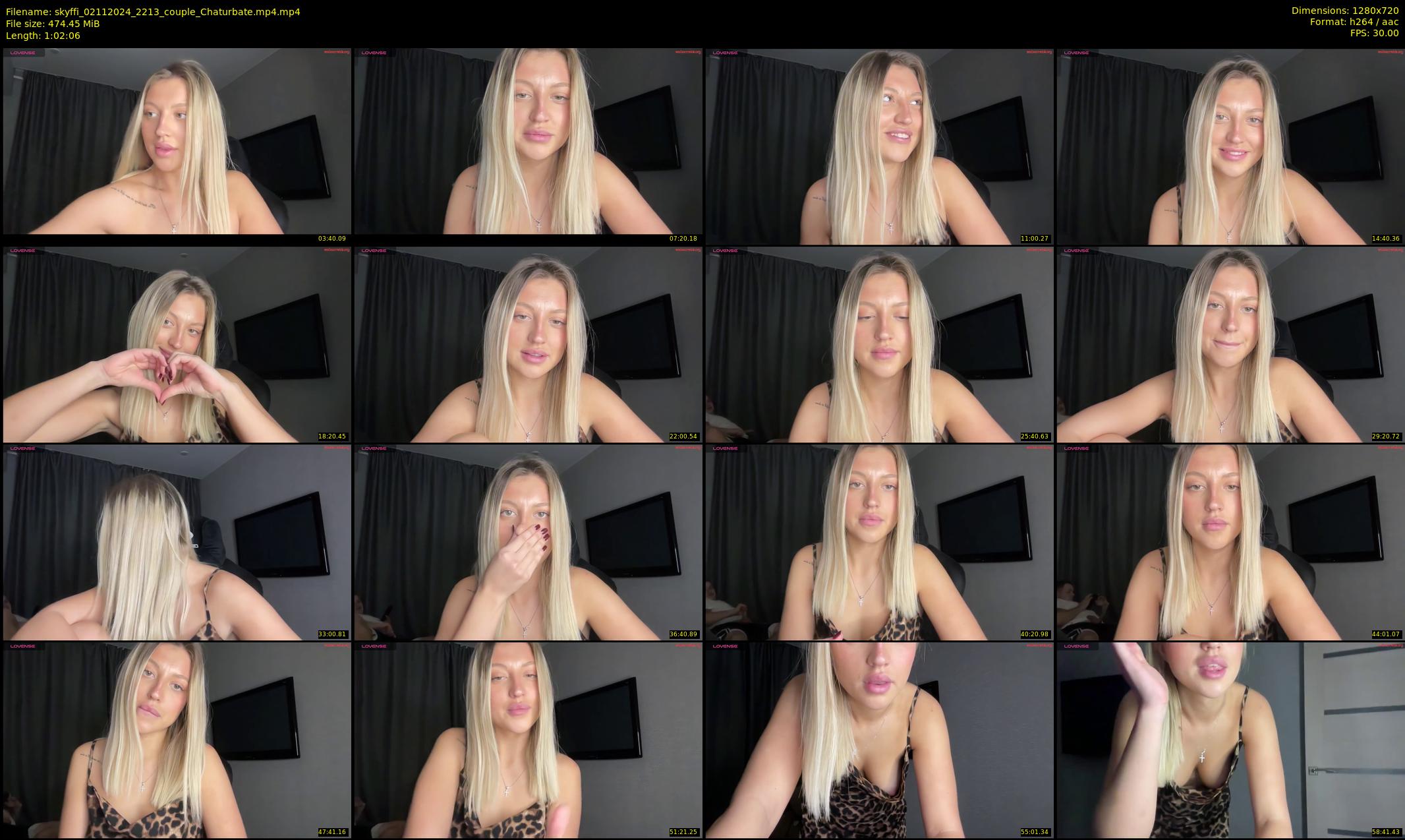 skyffi — 63 minute Chaturbate couple cam show recording, 720p, Nov 2, 2024