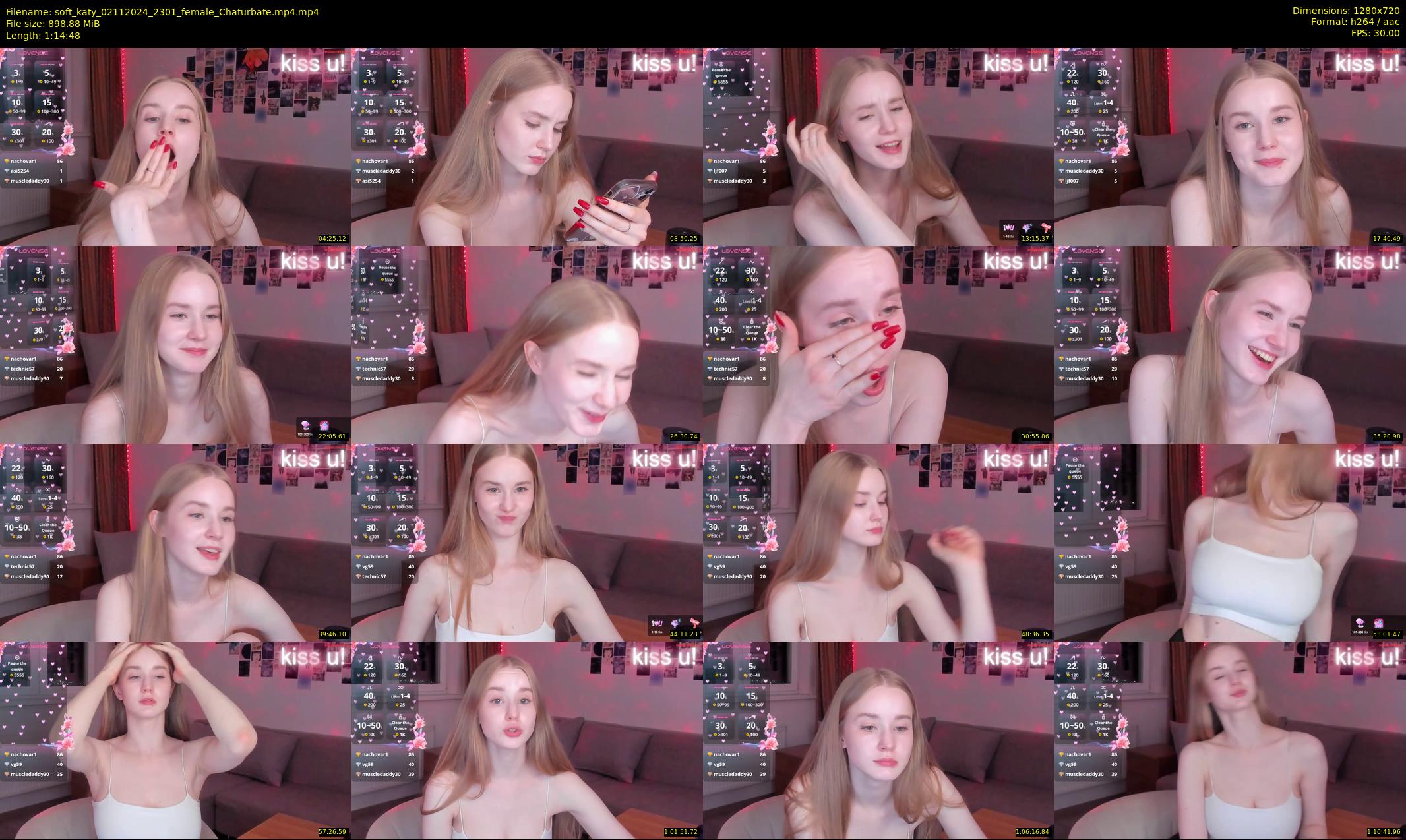 soft_katy — 75 minute Chaturbate female cam show recording, 720p, Nov 2, 2024
