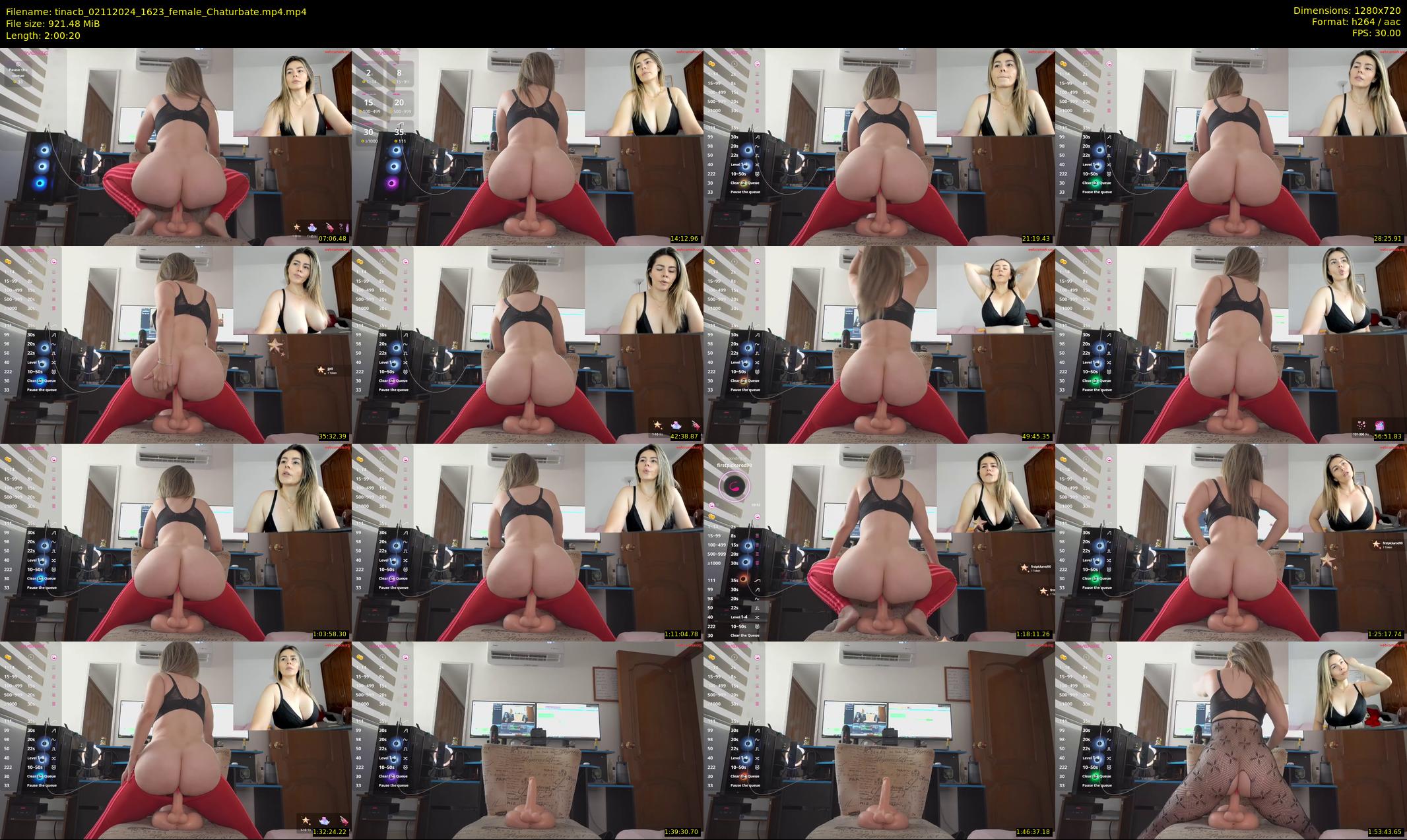 tinacb — 121 minute Chaturbate female cam show recording, 720p, Nov 2, 2024