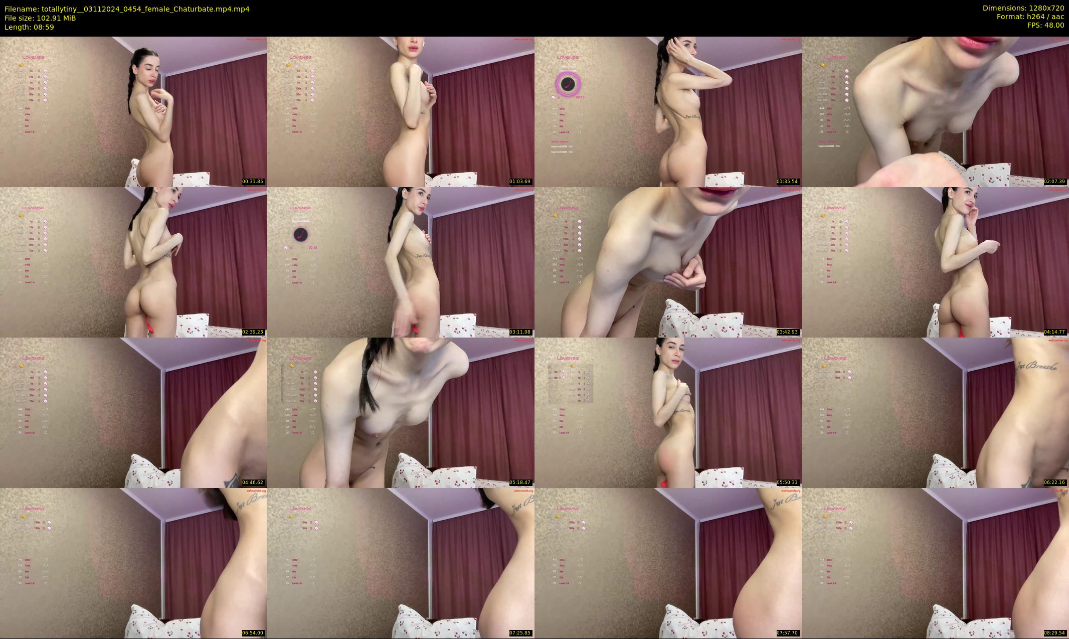 totallytiny_ — 9 minute Chaturbate female cam show recording, 720p, Nov 3, 2024