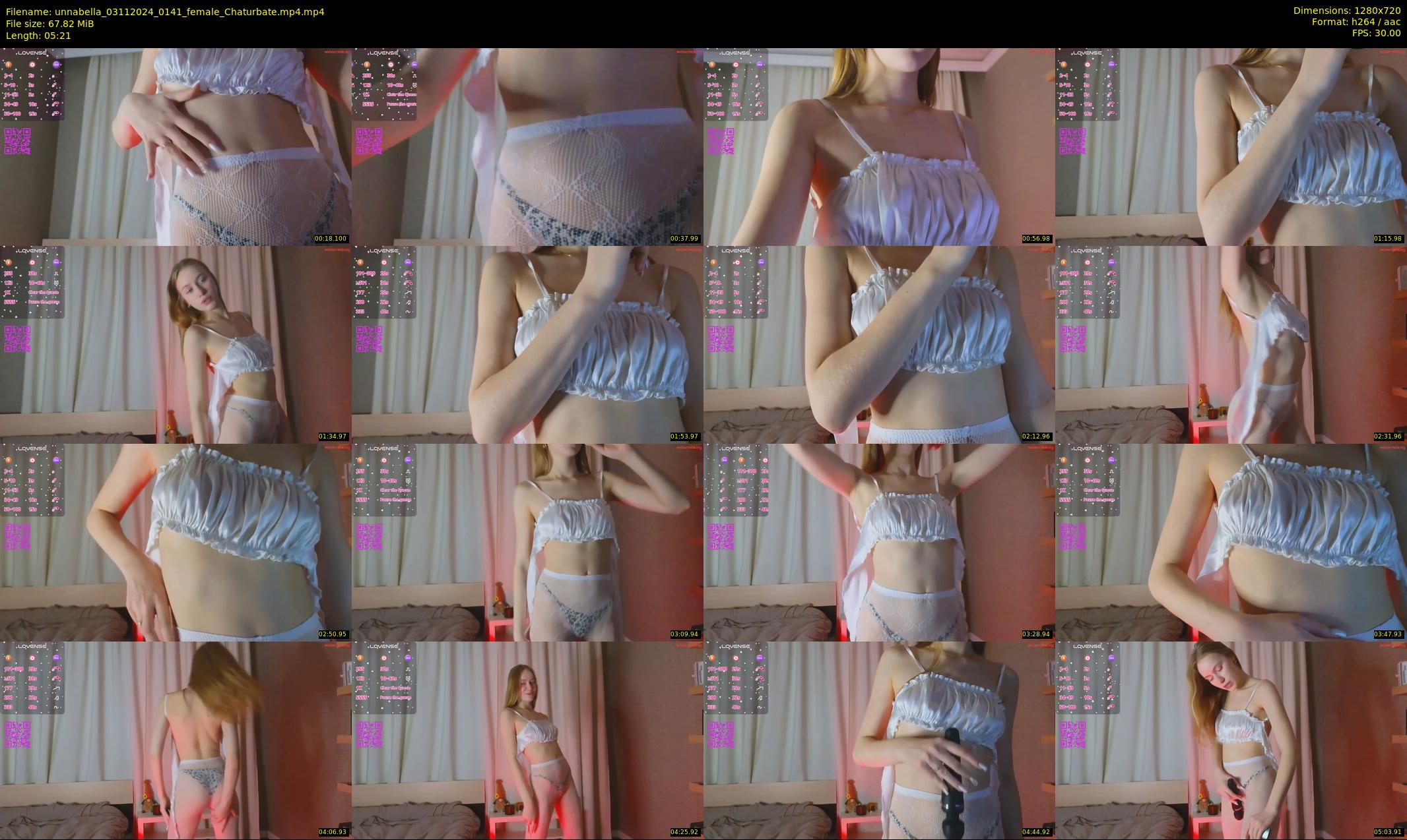 unnabella — 6 minute Chaturbate female cam show recording, 720p, Nov 3, 2024