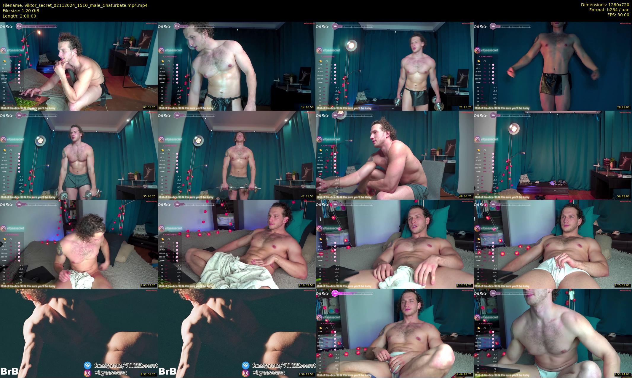 viktor_secret — 120 minute Chaturbate male cam show recording, 720p, Nov 2, 2024